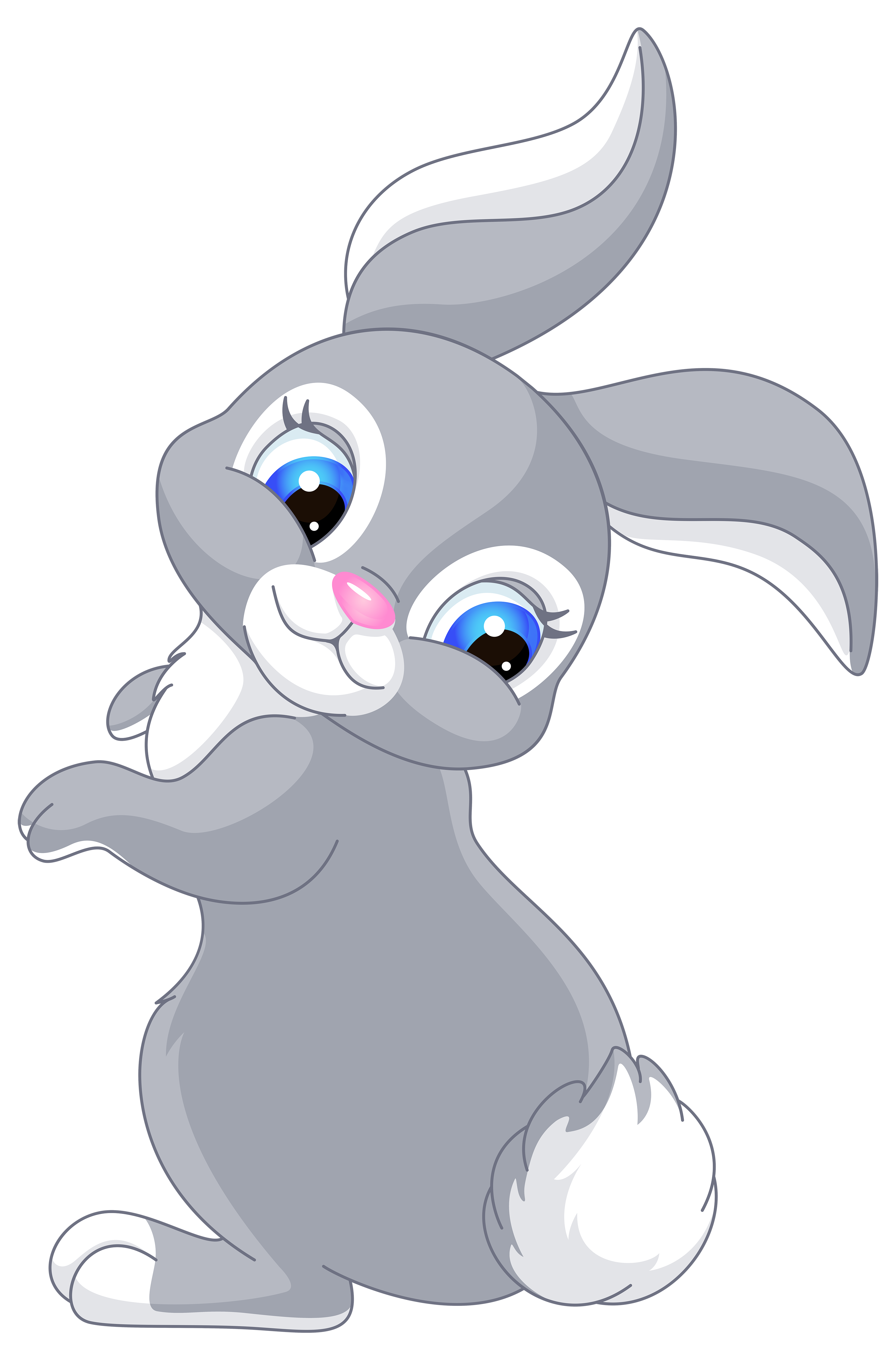 Cute Bunny Cartoon PNG Clip Art Image. Arte disney, Dibujo de conejitos, Dibujos bonitos