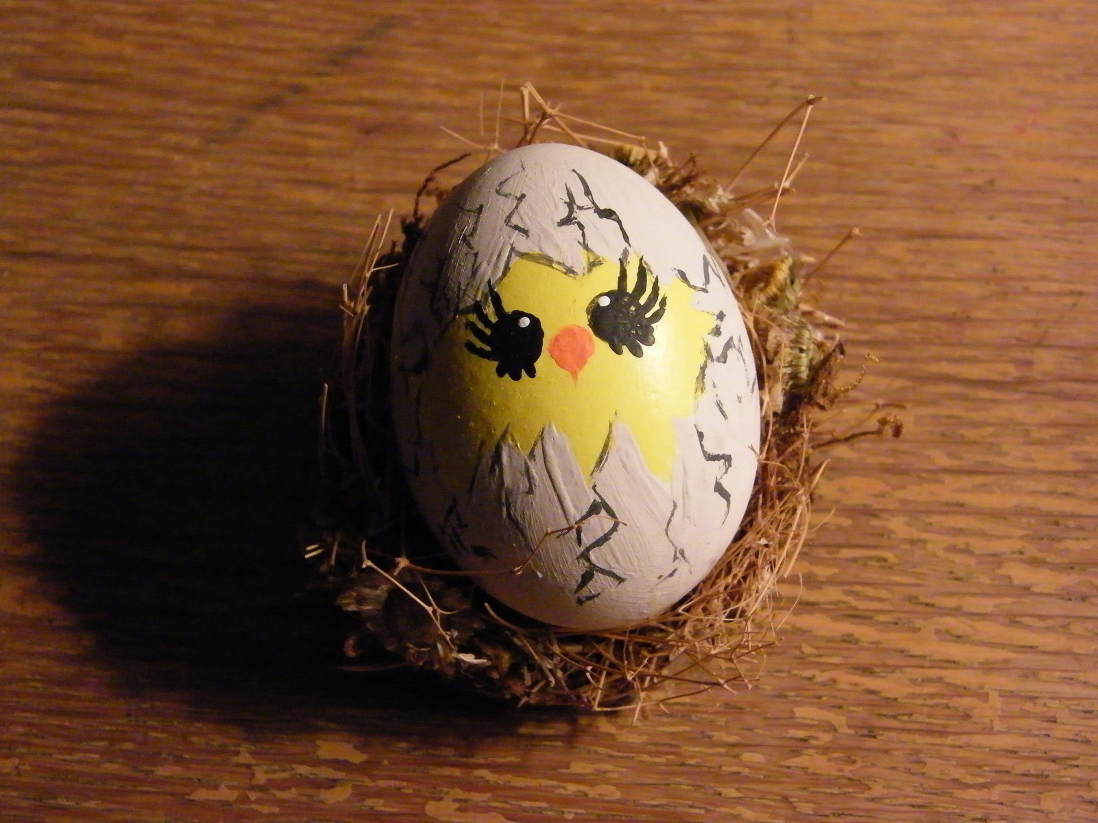 Easter Egg Chick · A Decorative Egg · Decorating on Cut Out + Keep · Creation