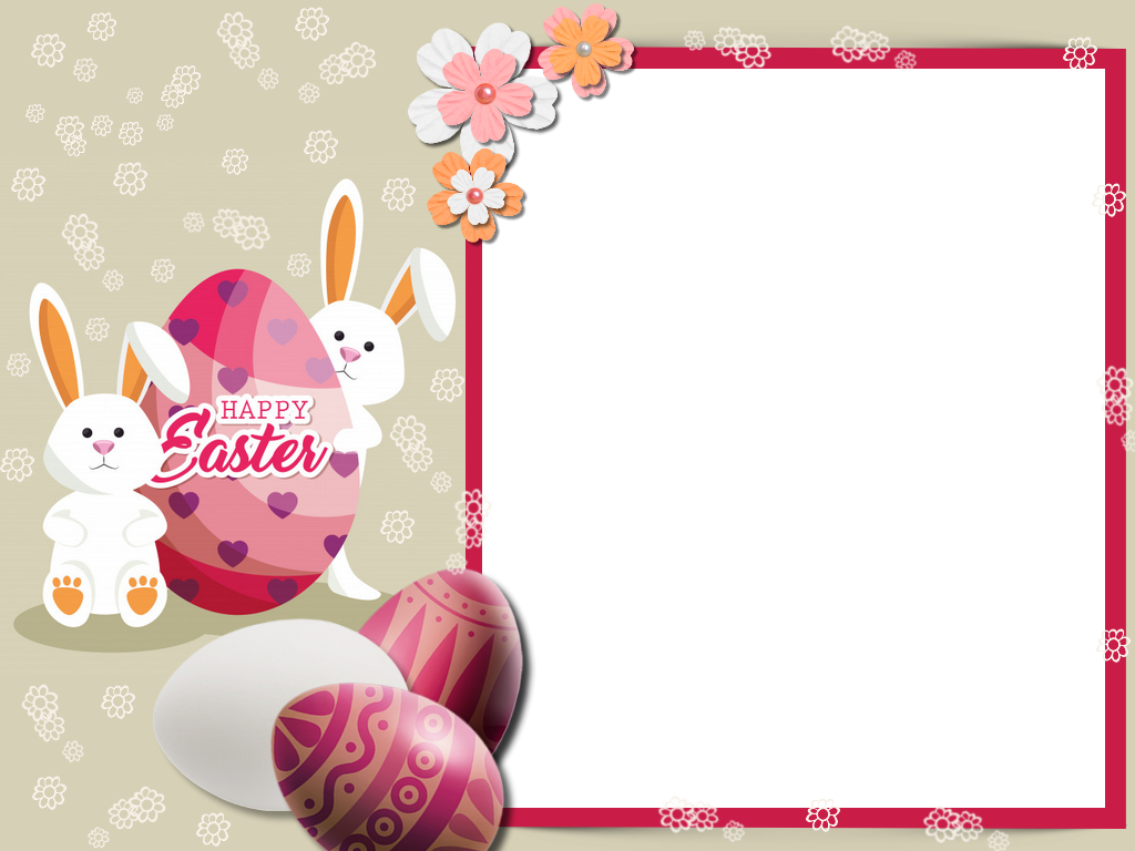 Happy Easter PNG frame. Easter frame, Easter, Happy easter