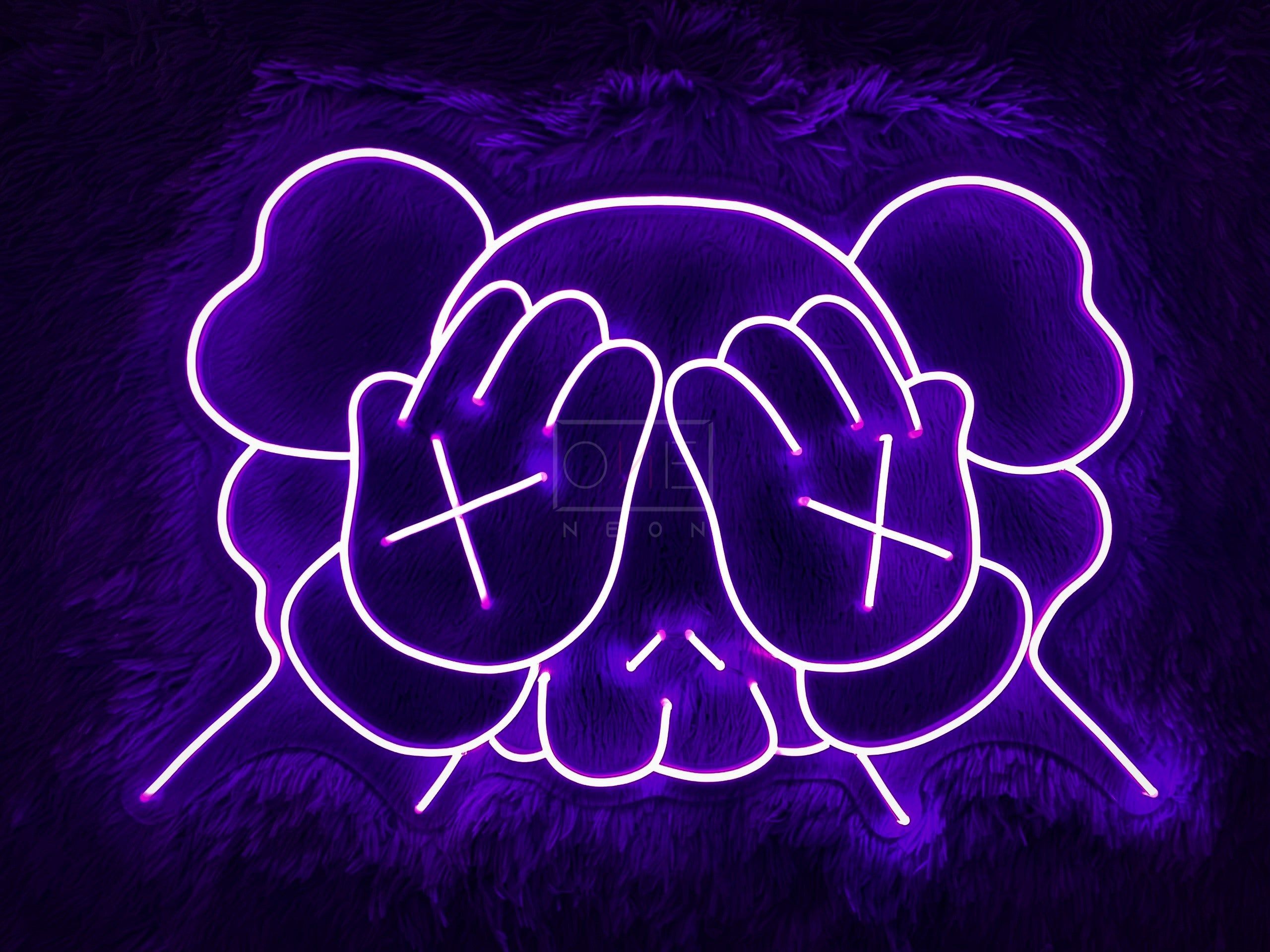 Kaws Angel angel black fire ice paint wings HD phone wallpaper   Peakpx