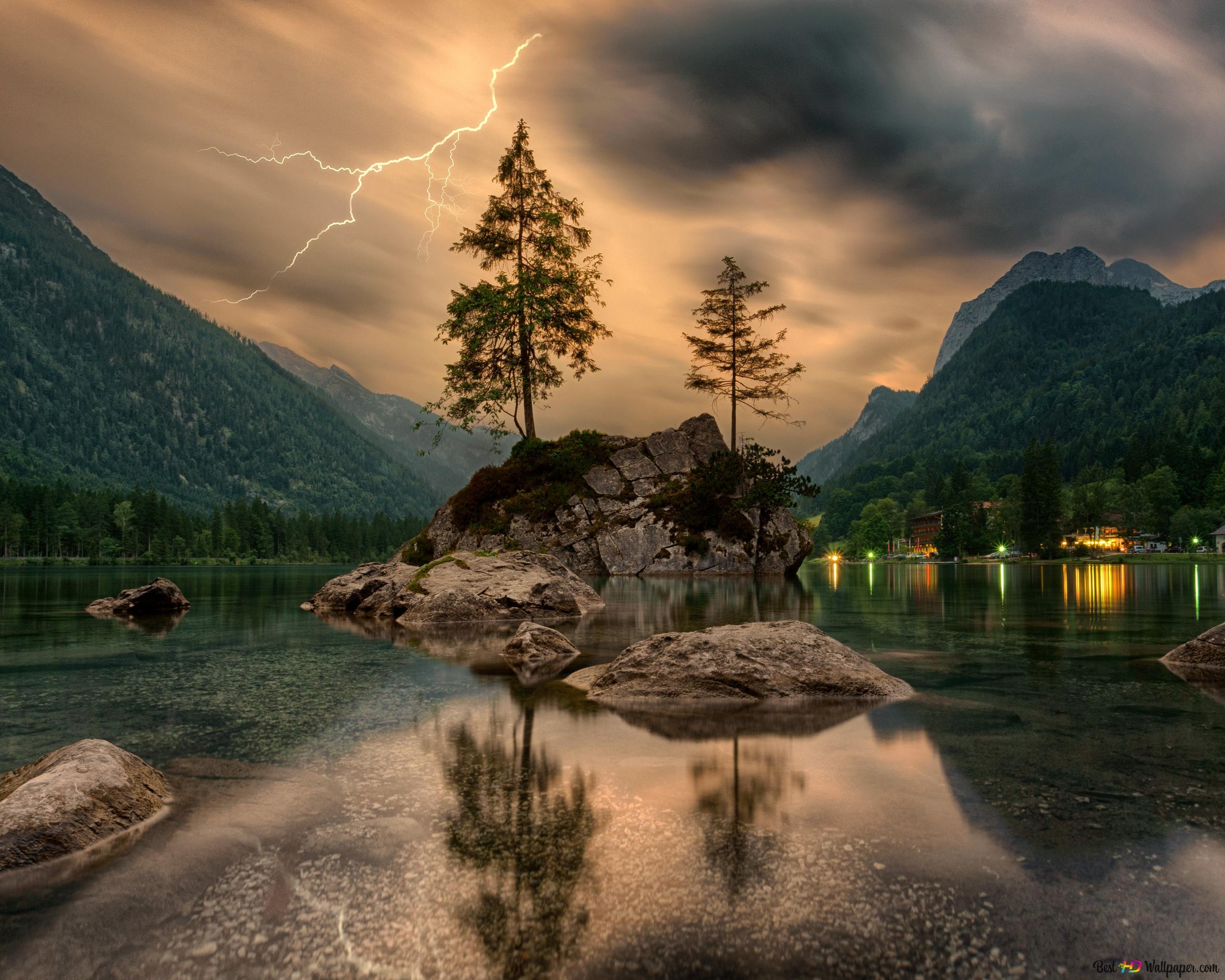 great lake view 4K wallpaper download