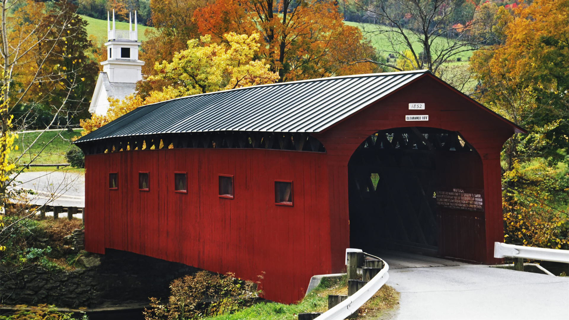 Spring Covered Bridges Wallpapers Wallpaper Cave 