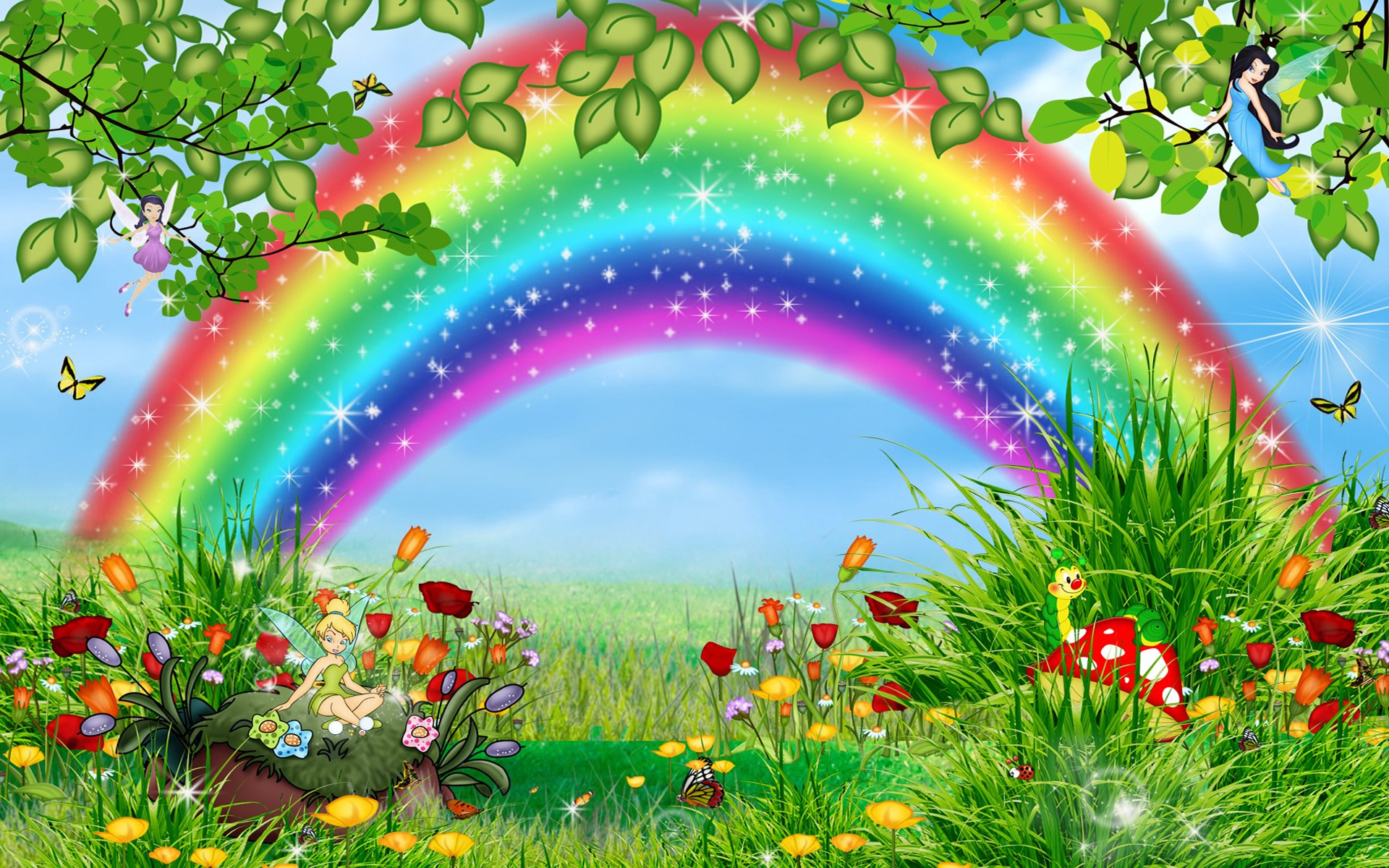 Cute Rainbow HD Wallpaper