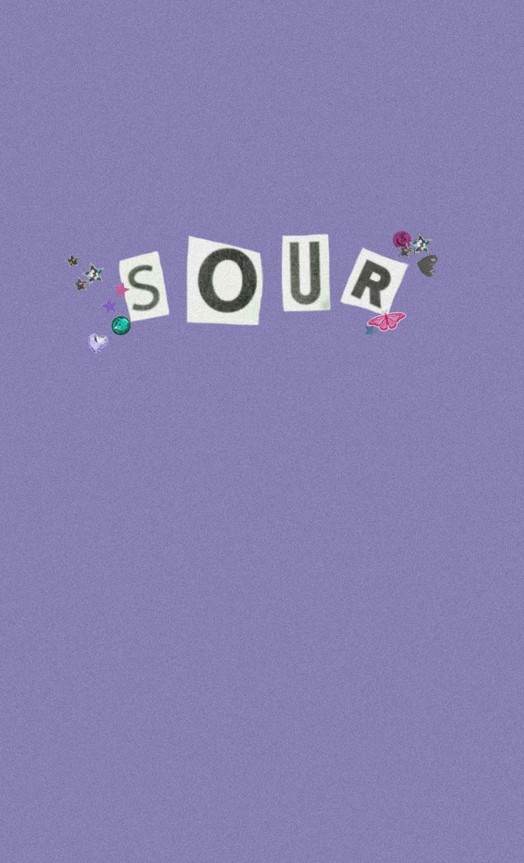 Sour Olivia Rodrigo Album Wallpaper. Purple aesthetic, Instagram bio quotes, iPhone wallpaper tumblr aesthetic