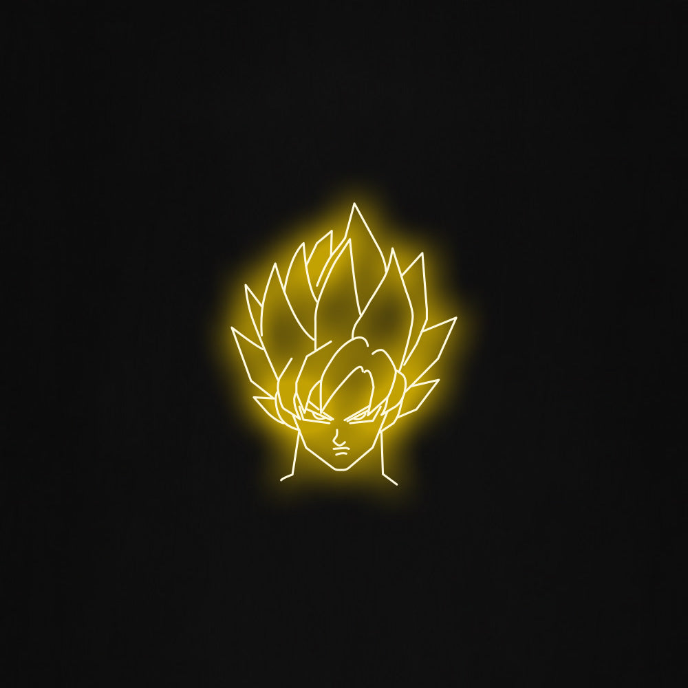 Dragon Ball Super Saiyan Goku LED Neon Sign