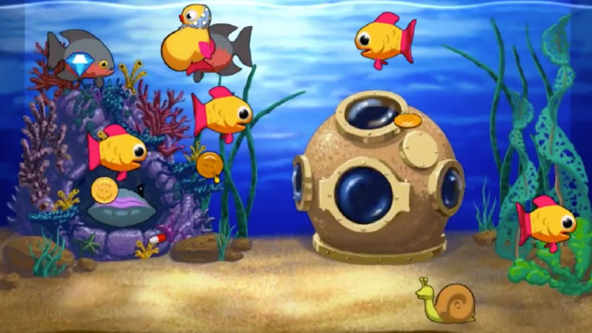 Watch Clip: Insaniquarium Gameplay