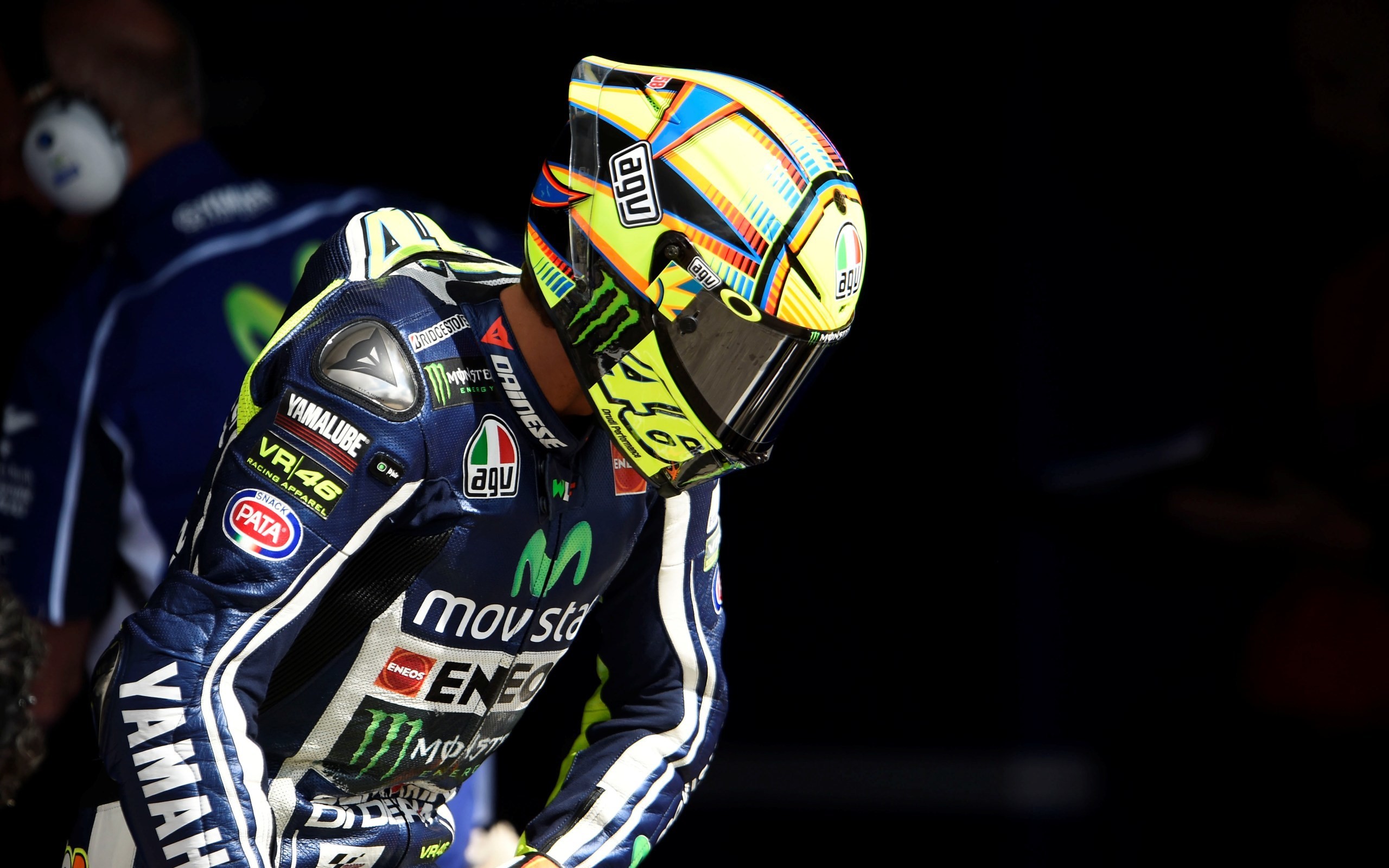 Valentino rossi, Yamaha, Motorcycle, Helmet Gallery HD Wallpaper