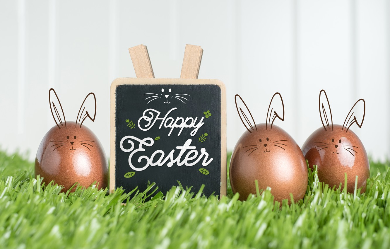 Wallpaper eggs, Easter, Board, weed, Holiday image for desktop, section праздники
