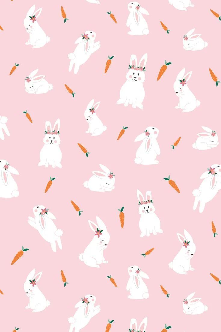 Pastel Easter Bunny Wallpaper. Fondos para bebés, Fondo de pantalla de pascua, Fondos de colores