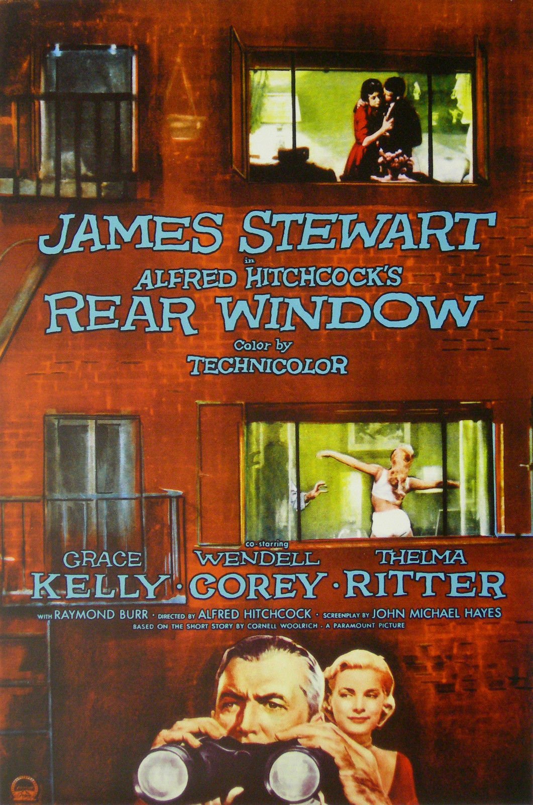 Rear Window (1954) Movie Poster 24x36: Posters & Prints