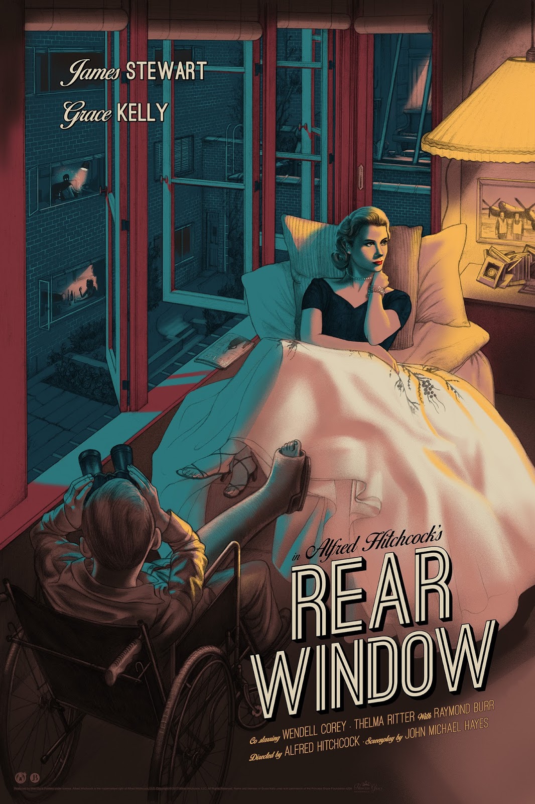 INSIDE THE ROCK POSTER FRAME BLOG: Jonathan Burton Rear Window Movie Poster Release