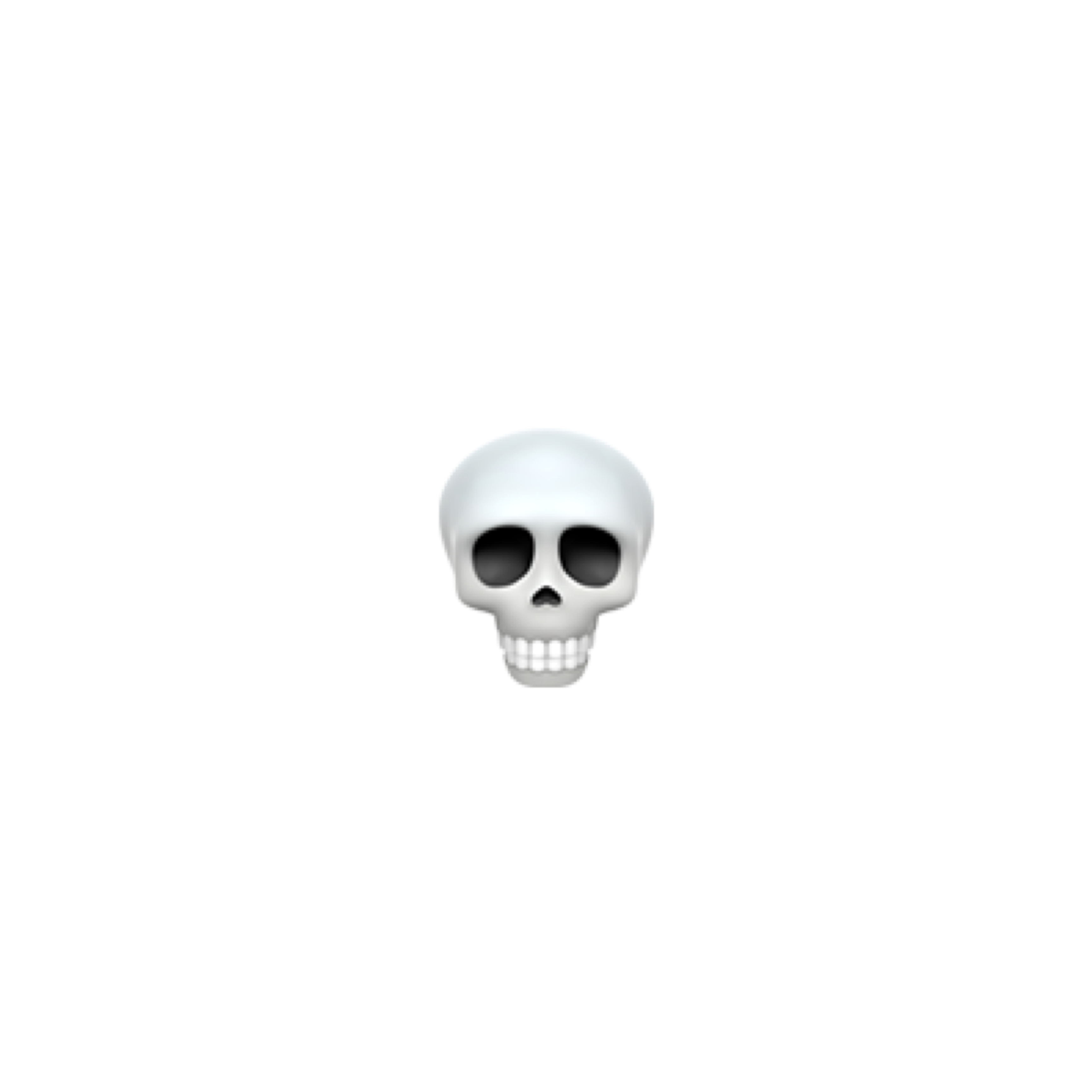 Skull Emoji PNG Image Transparent Free Download