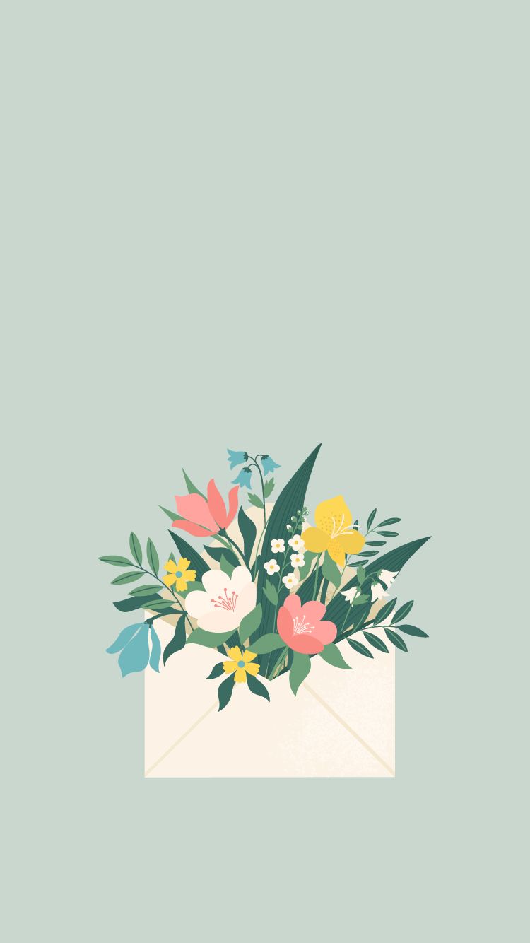 Free Phone Background for May. Cute flower wallpaper, Vintage phone wallpaper, Phone wallpaper vintage