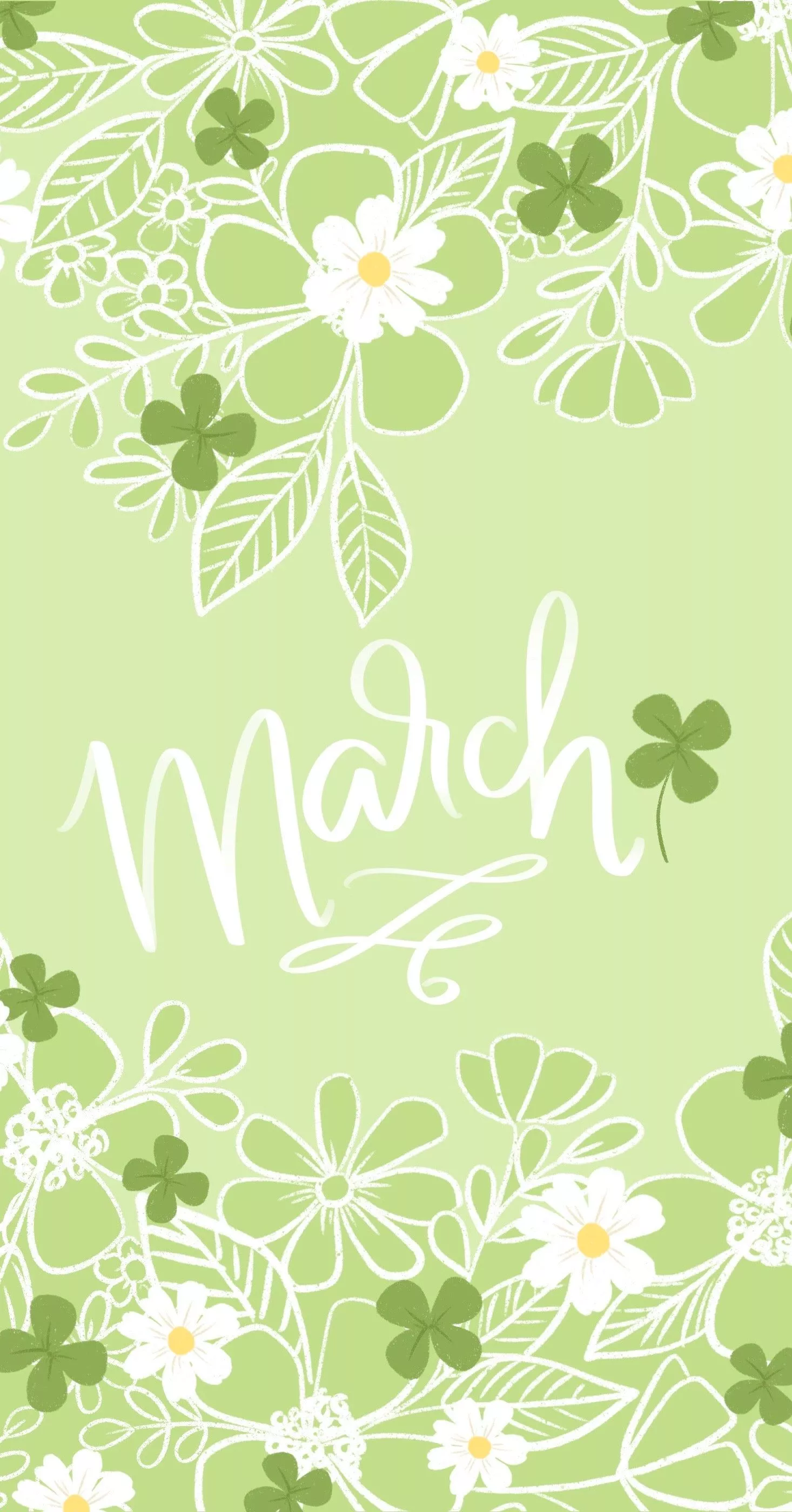 FREE March Desktop Background & Lockscreen