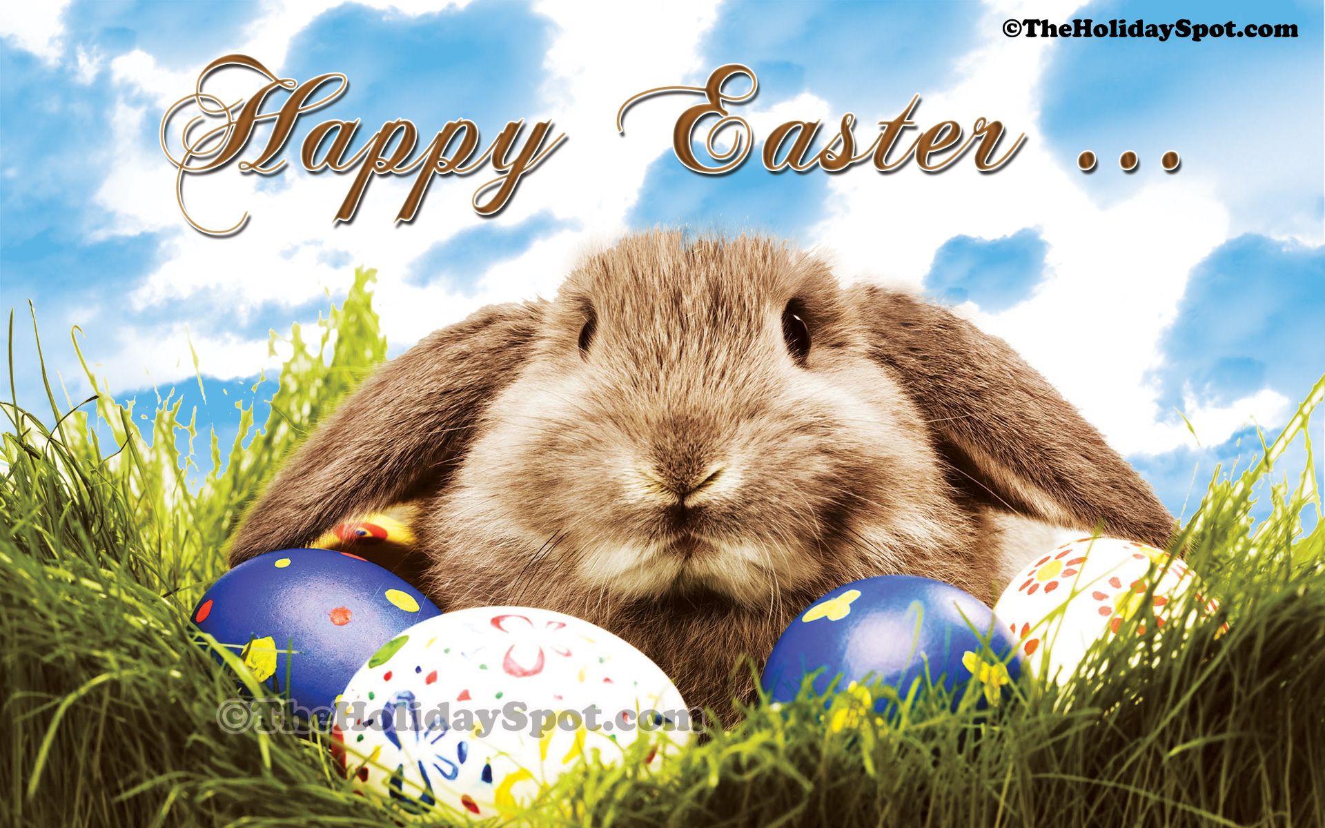 Easter wallpaper from TheHolidaySpot. Happy easter wallpaper, Easter wallpaper, Easter image