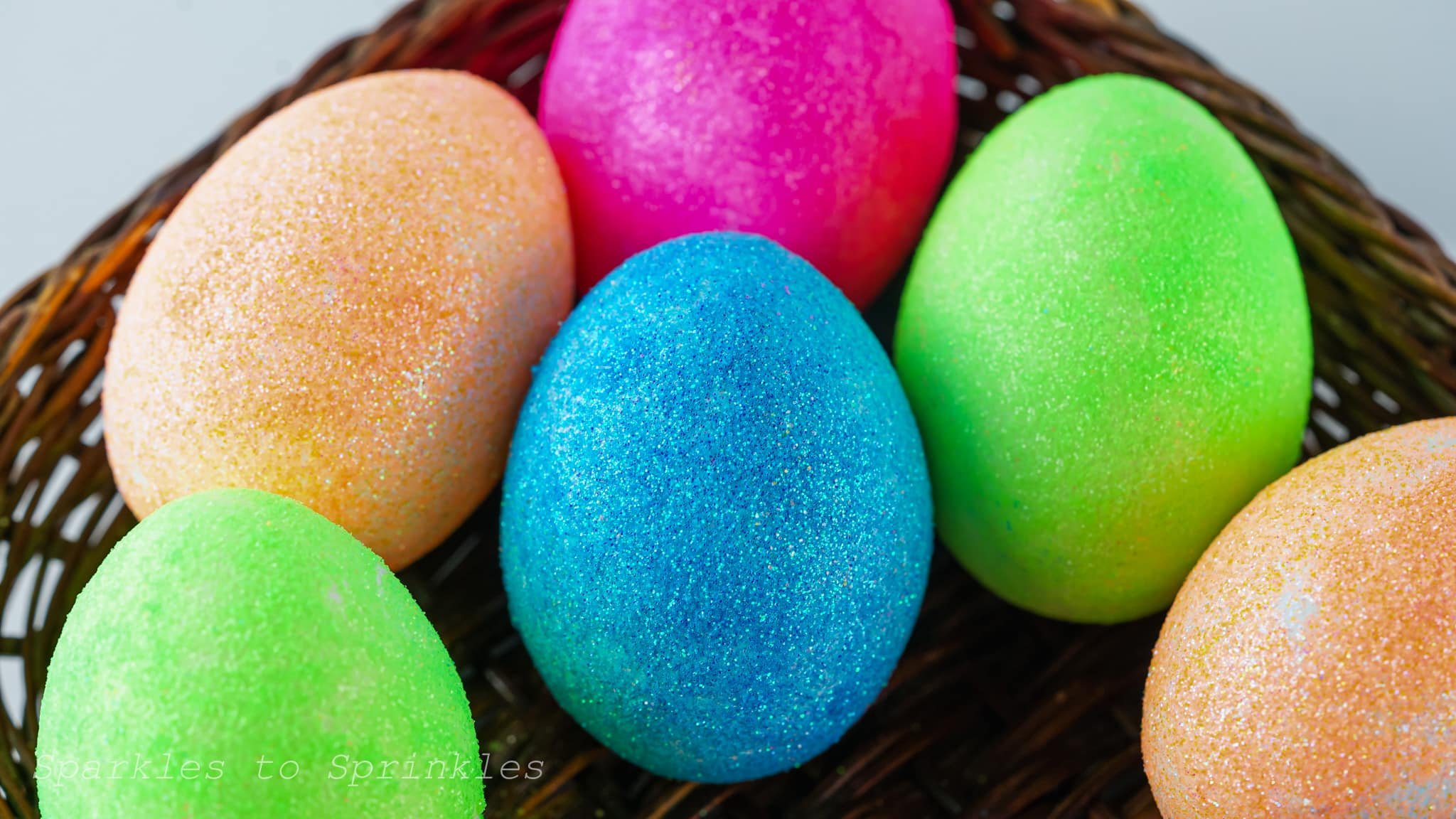 How To Make Glitter Easter Eggs to Sprinkles