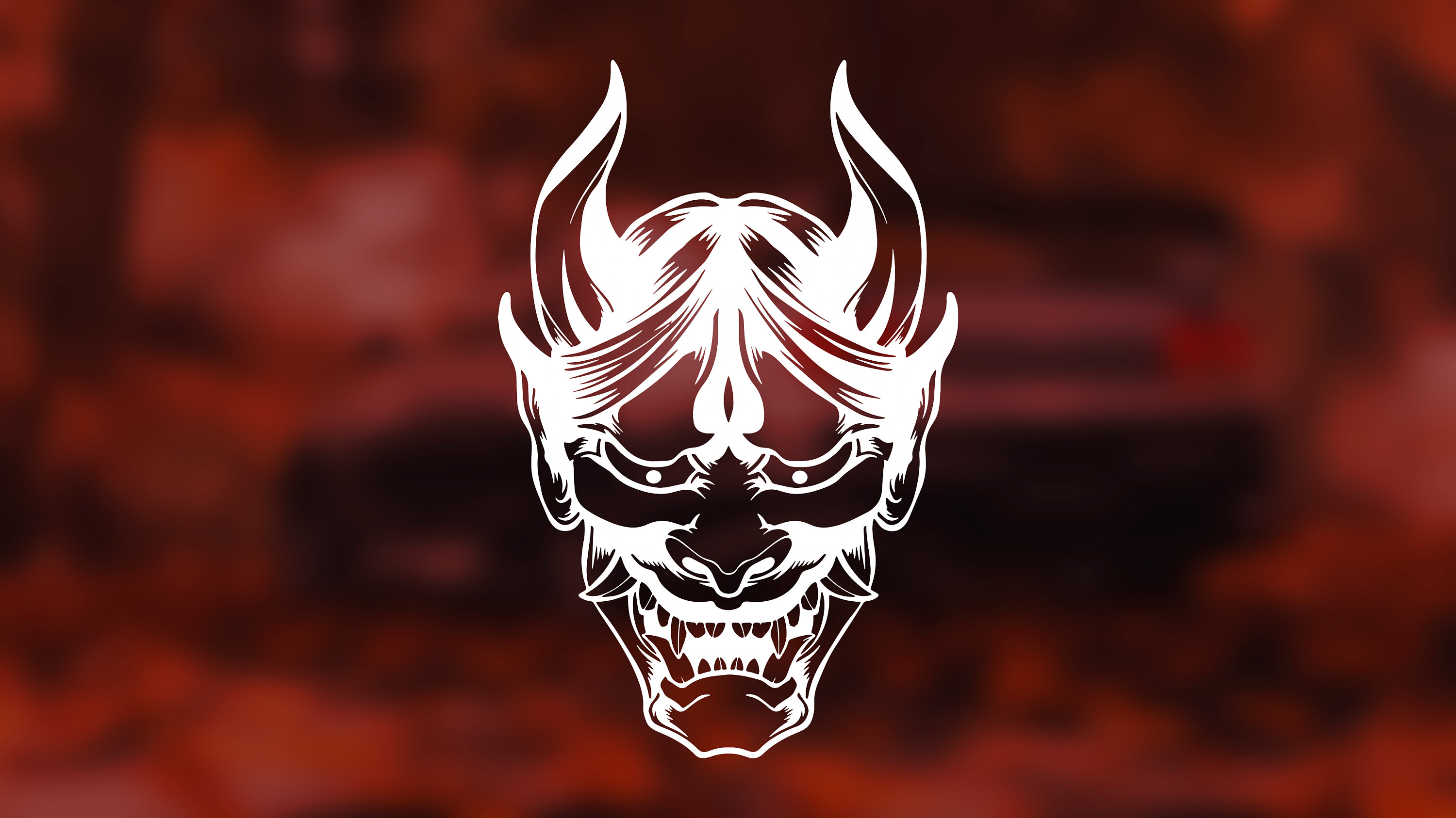 Oni Mask JDM Decal Japanese Decal Car Decal JDM Decal