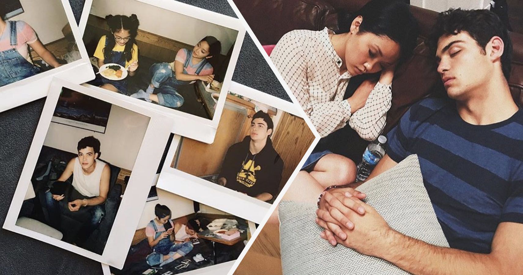 Fun Picture From The Set Of Netflix's 'To All The Boys' Films