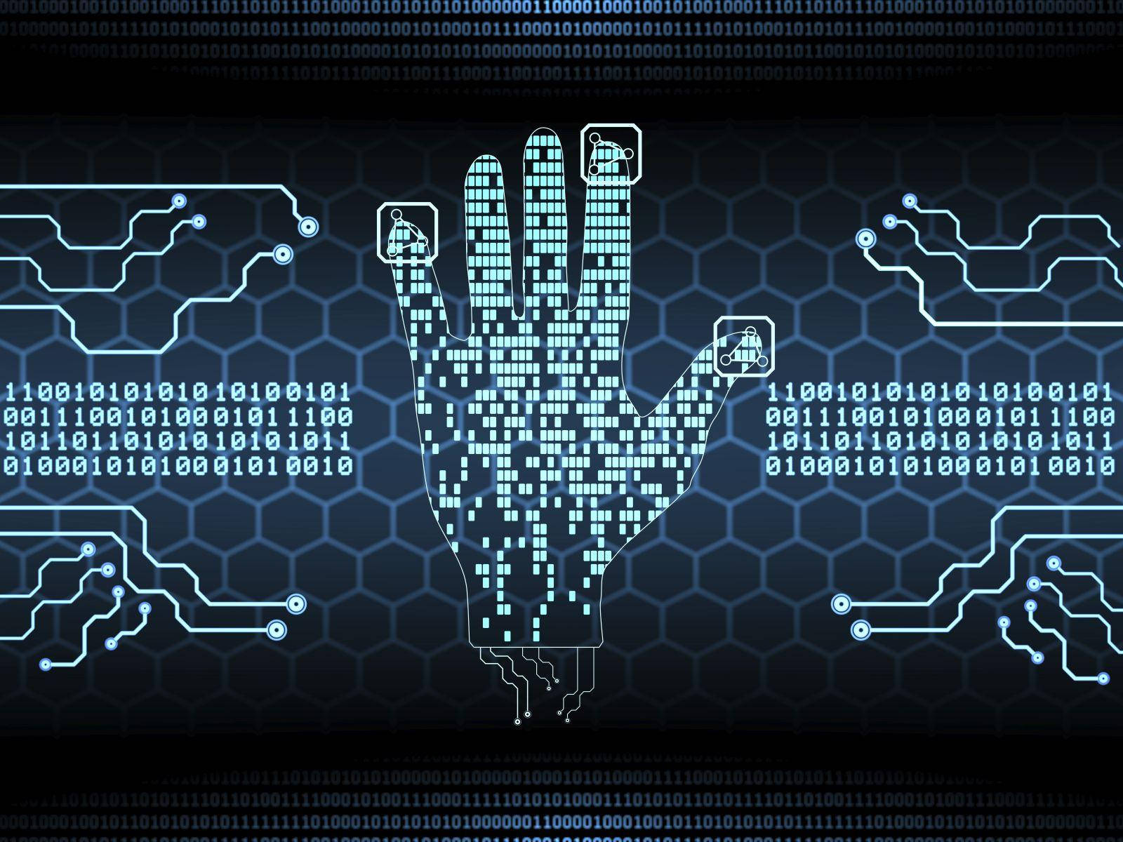 Download Fingerprint Cyber Security Wallpaper