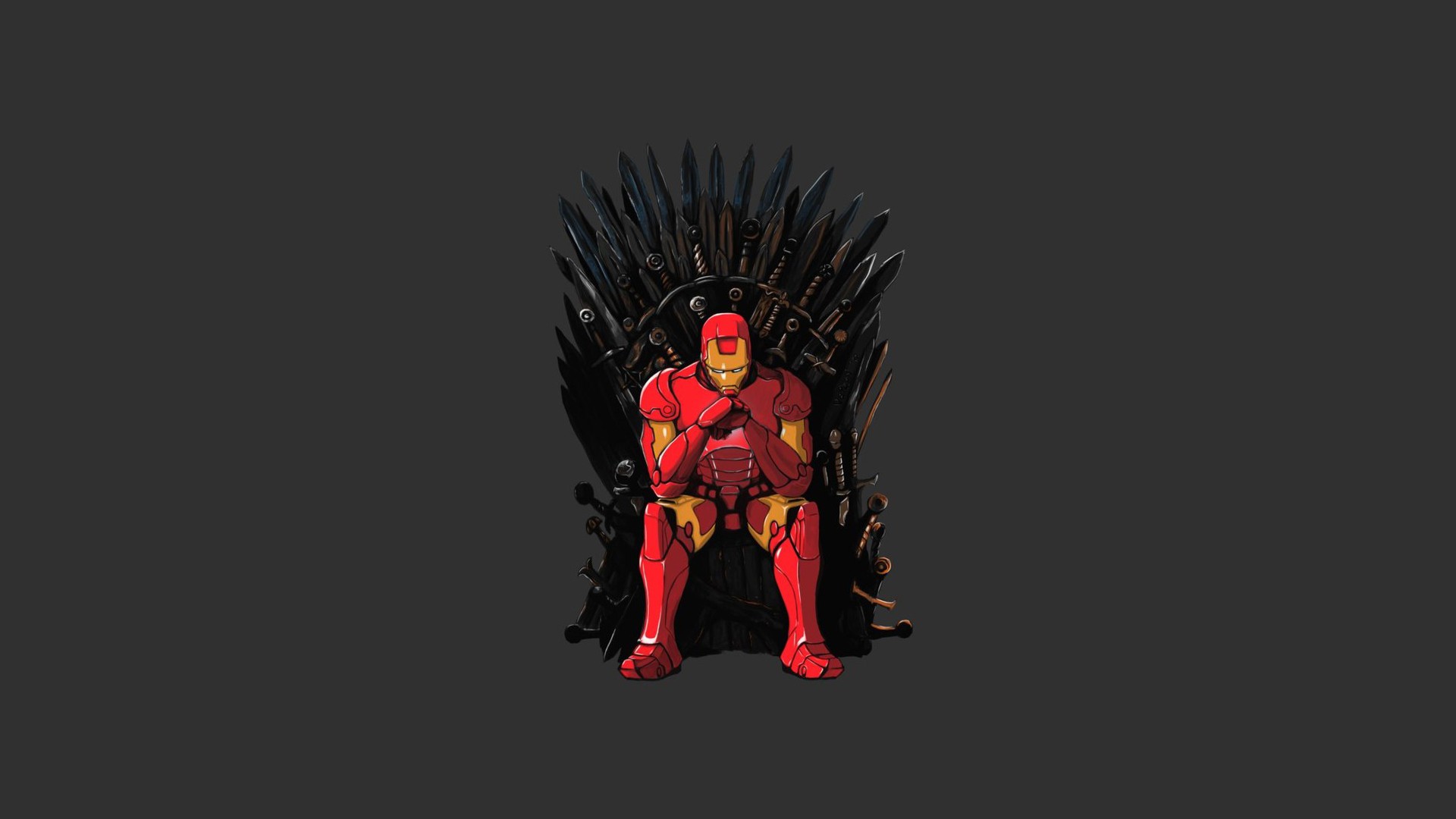 Iron Man Game of Thrones Mashup desktop PC and Mac wallpaper