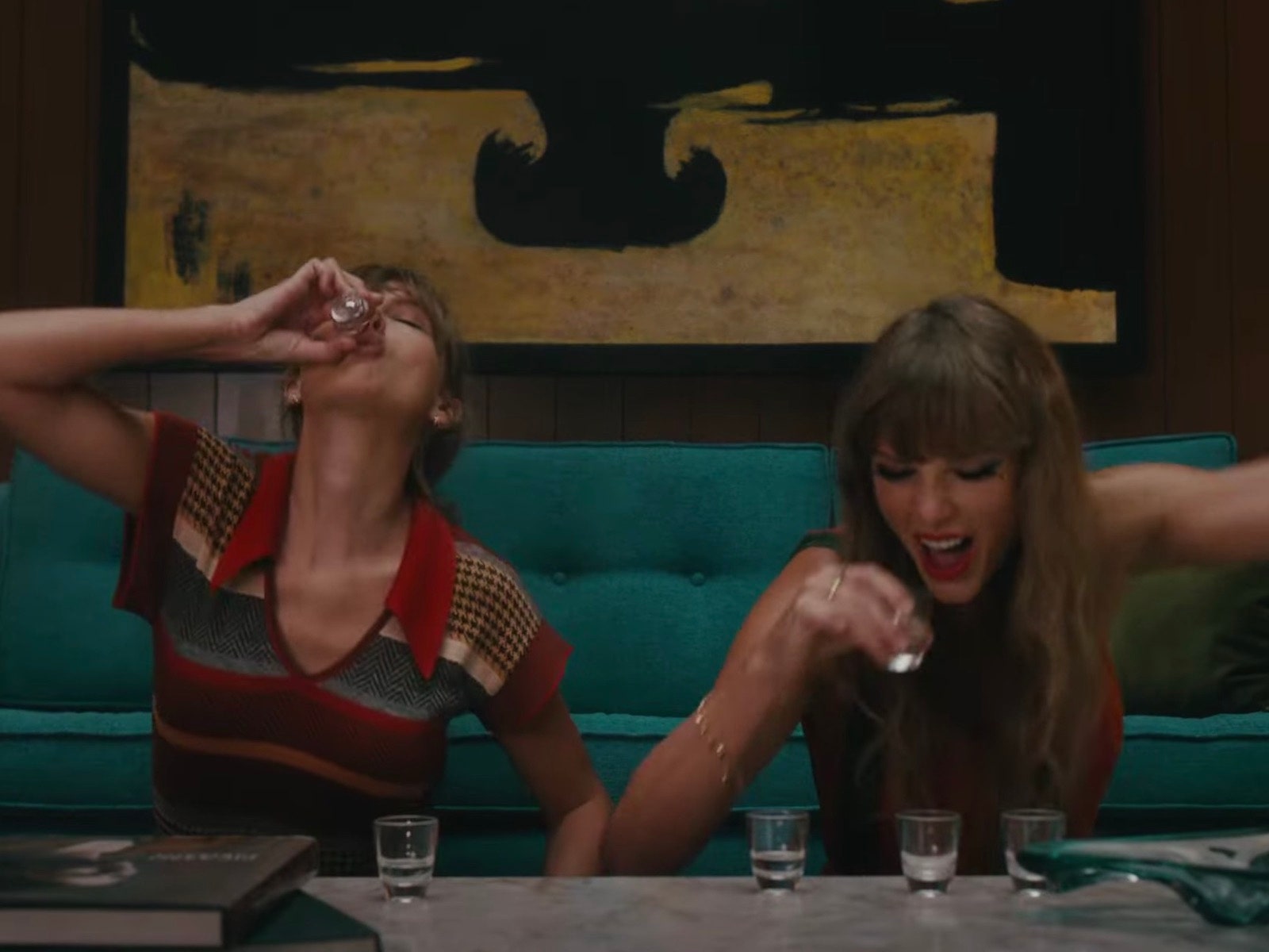 Taylor Swift Parties With Her “Anti Hero” (Also Taylor Swift) In New Video: Watch