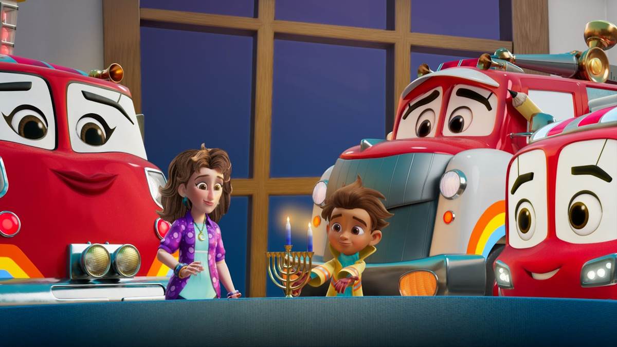 Disney Junior Celebrates Hanukkah and Christmas in Holiday Episode of Firebuds