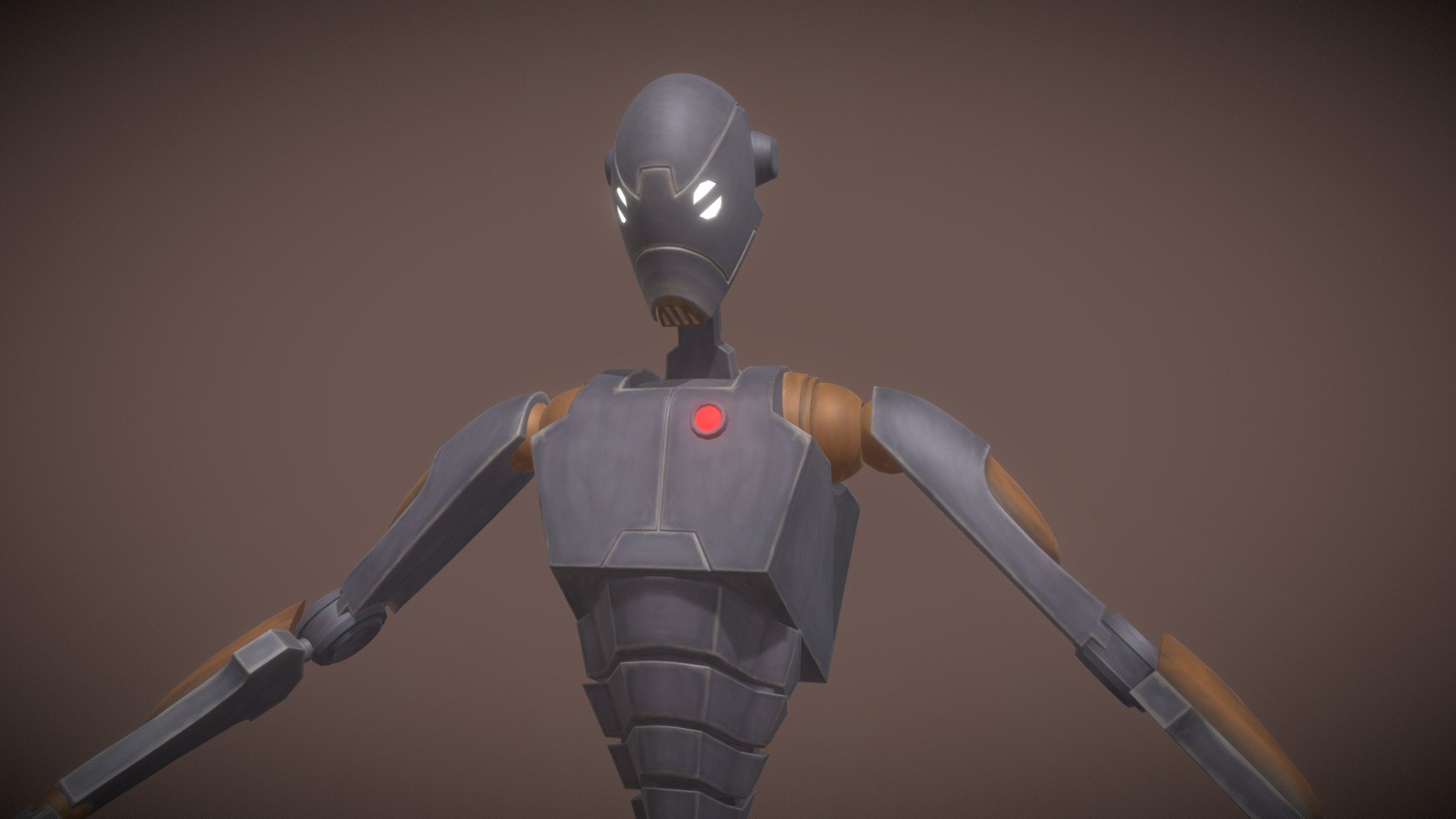 BX Droid Commando Wars model by Eddie Roach [b658acd]