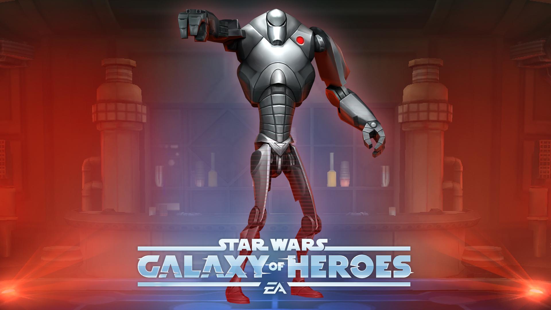 EA Star Wars B2 Super Battle Droid is a tank who punishes enemies that evade or damage its allies in #StarWarsGalaxyofHeroes
