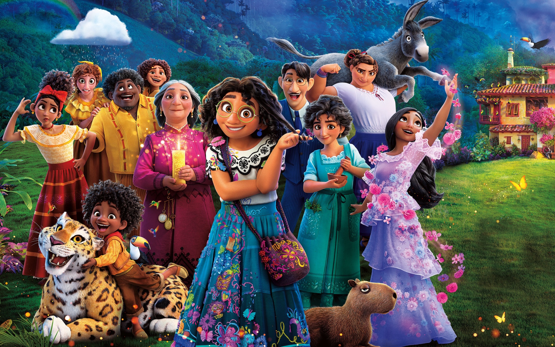 Encanto Wallpaper 4K, Walt Disney Animation, Movies