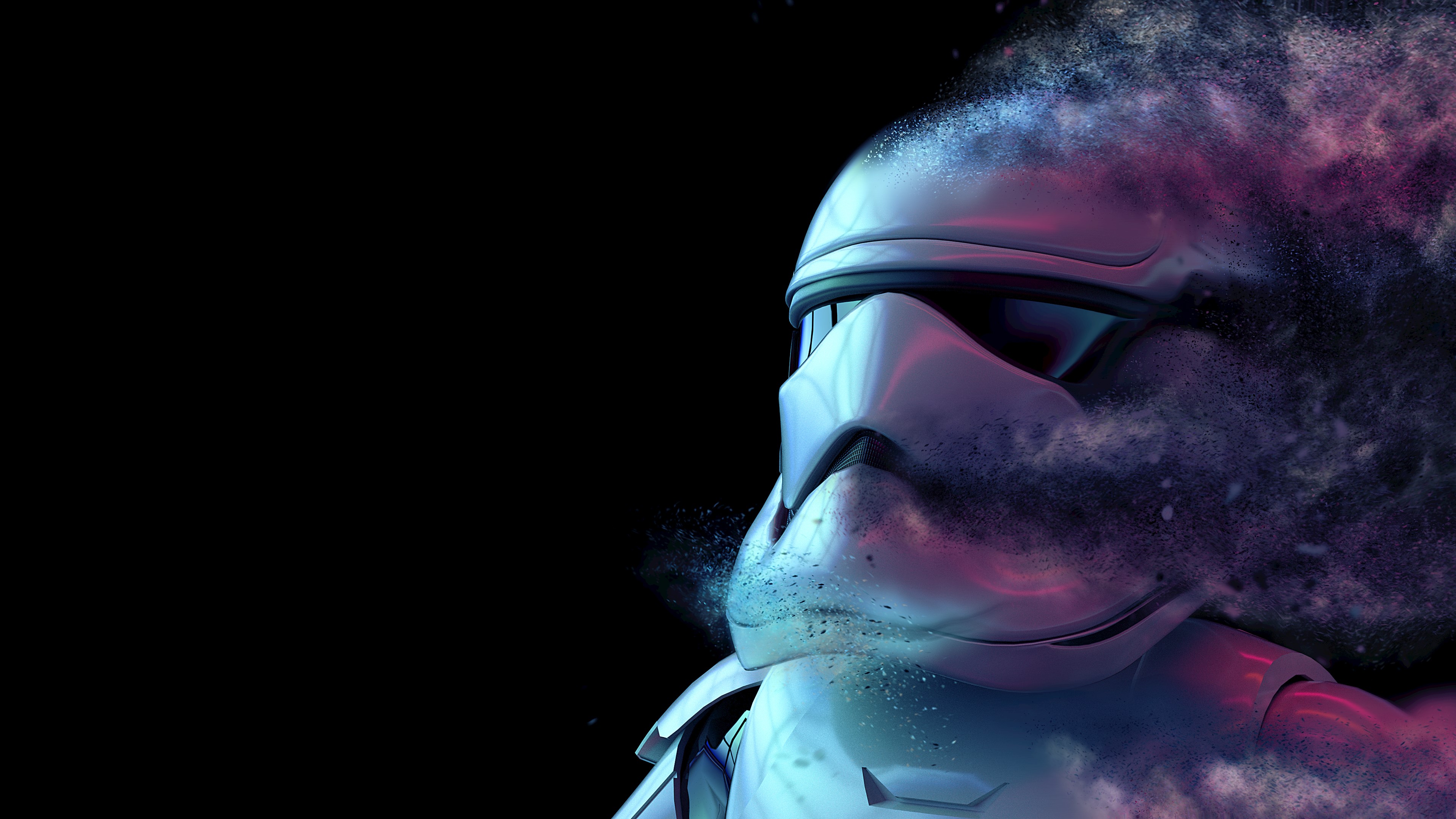 Wallpaper / Star Wars, Storm Troopers, movies, The First Order, helmet, simple background, science fiction, cyan free download
