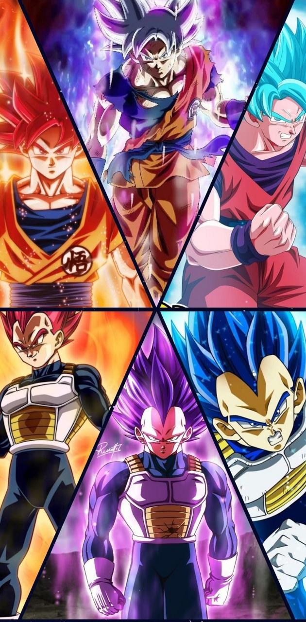 Goku vs Vegeta wallpaper