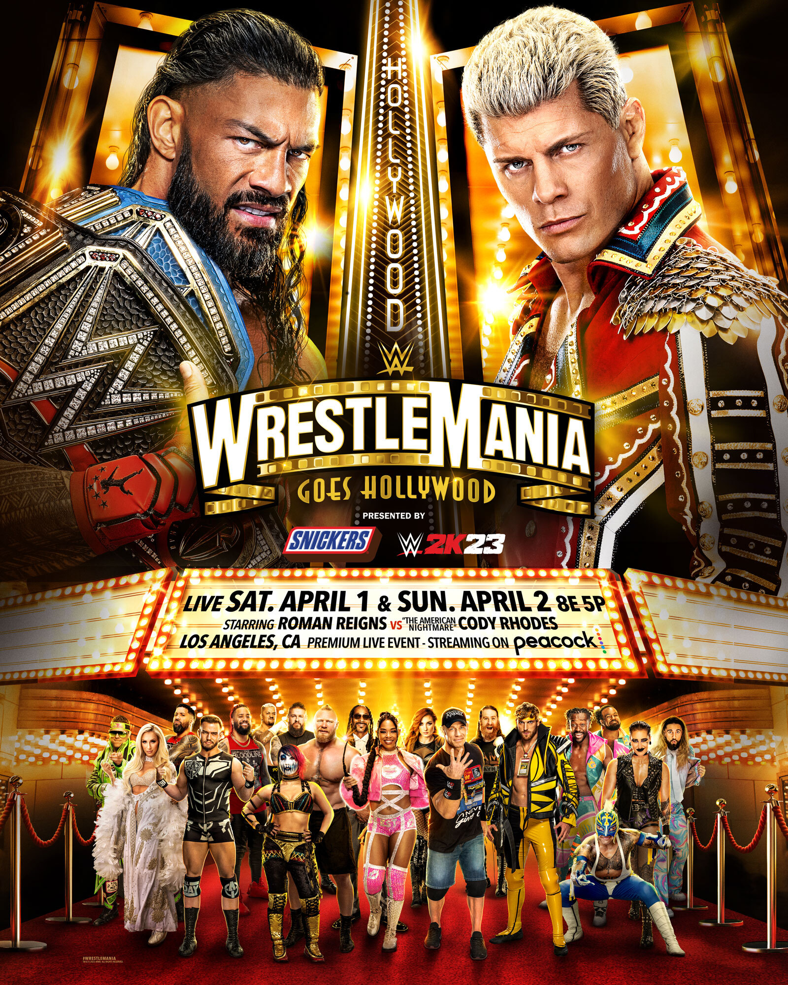 Wrestlemania 39 Wallpapers Wallpaper Cave