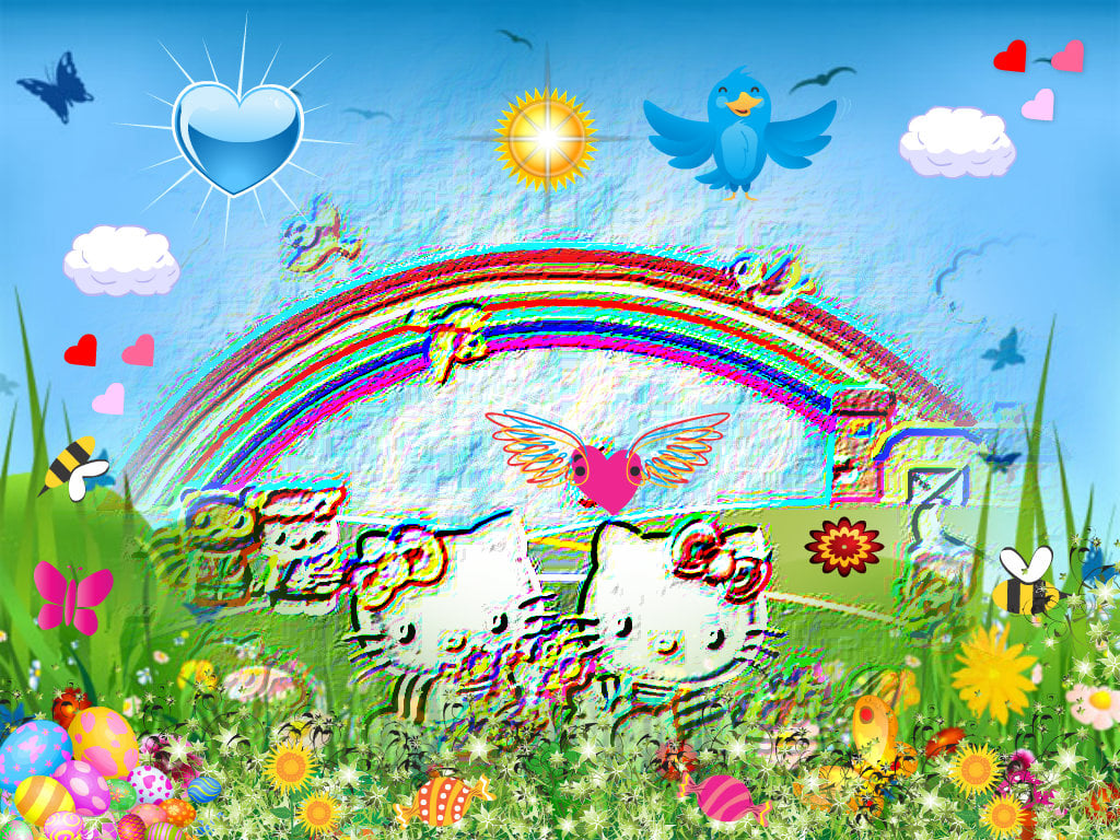 Free download Hello Kitty And Mimi Happy Easter Wallpaper 2 by Blood [1024x768] for your Desktop, Mobile & Tablet. Explore Hello Kitty Easter Wallpaper. Hello Kitty Background, Background Hello