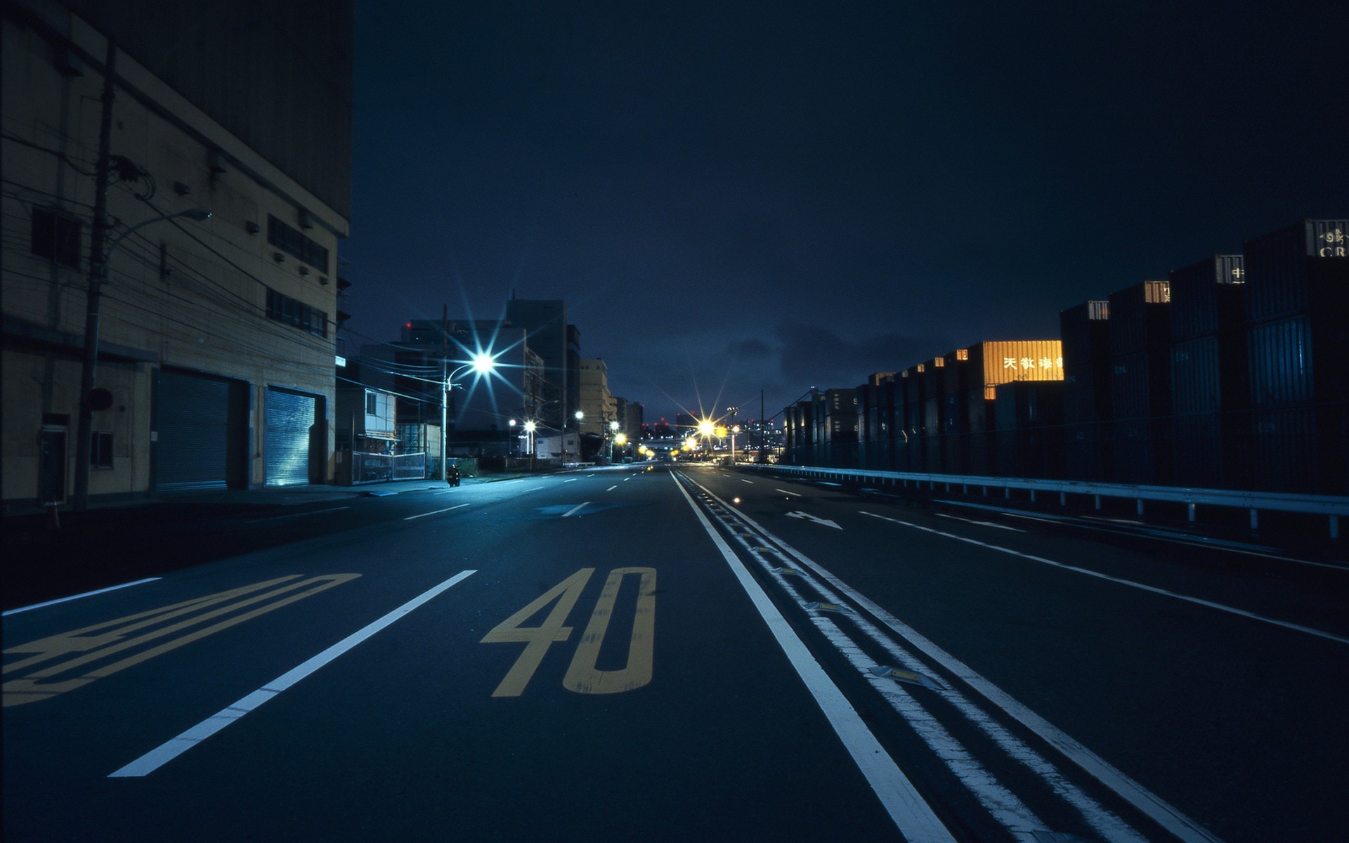 night, road, Japan, street, city Gallery HD Wallpaper