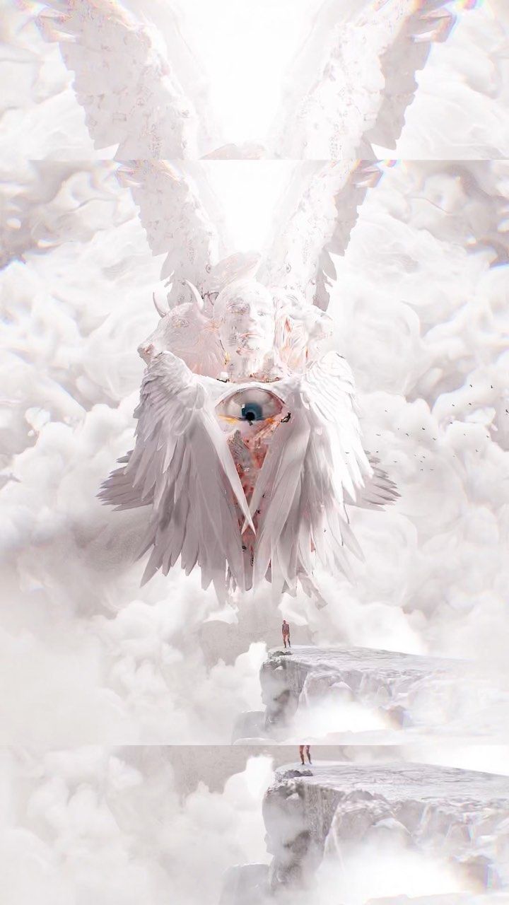 08270_0 on Instagram: Biblically accurate angels. This animation is based on the descriptions of the angels that were seen. Arte de anjo, Anjos e demônios, Anjos