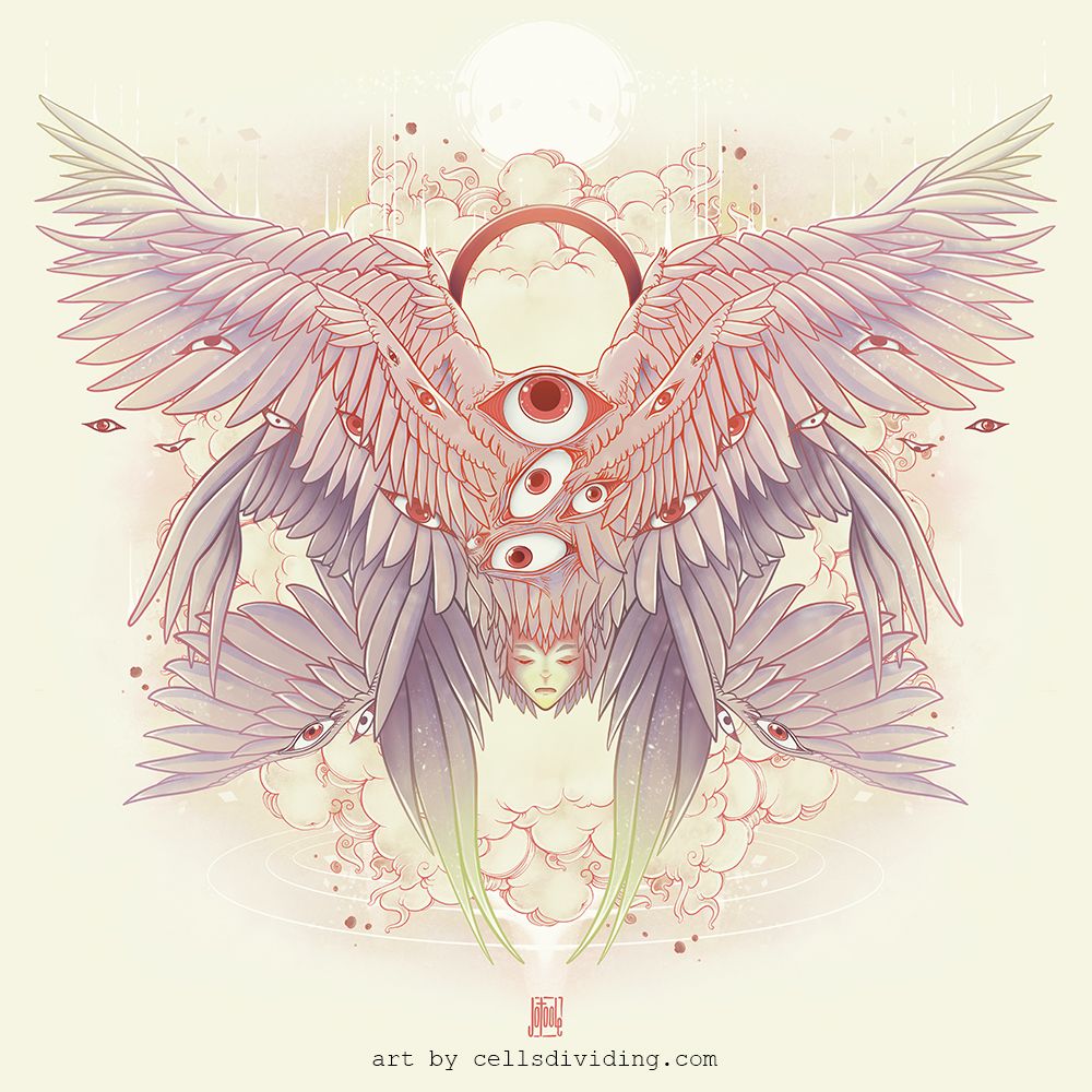 Biblically Accurate Angel, Seraph, Matte Art Print Poster. Posters art prints, Biblical art, Angel artwork