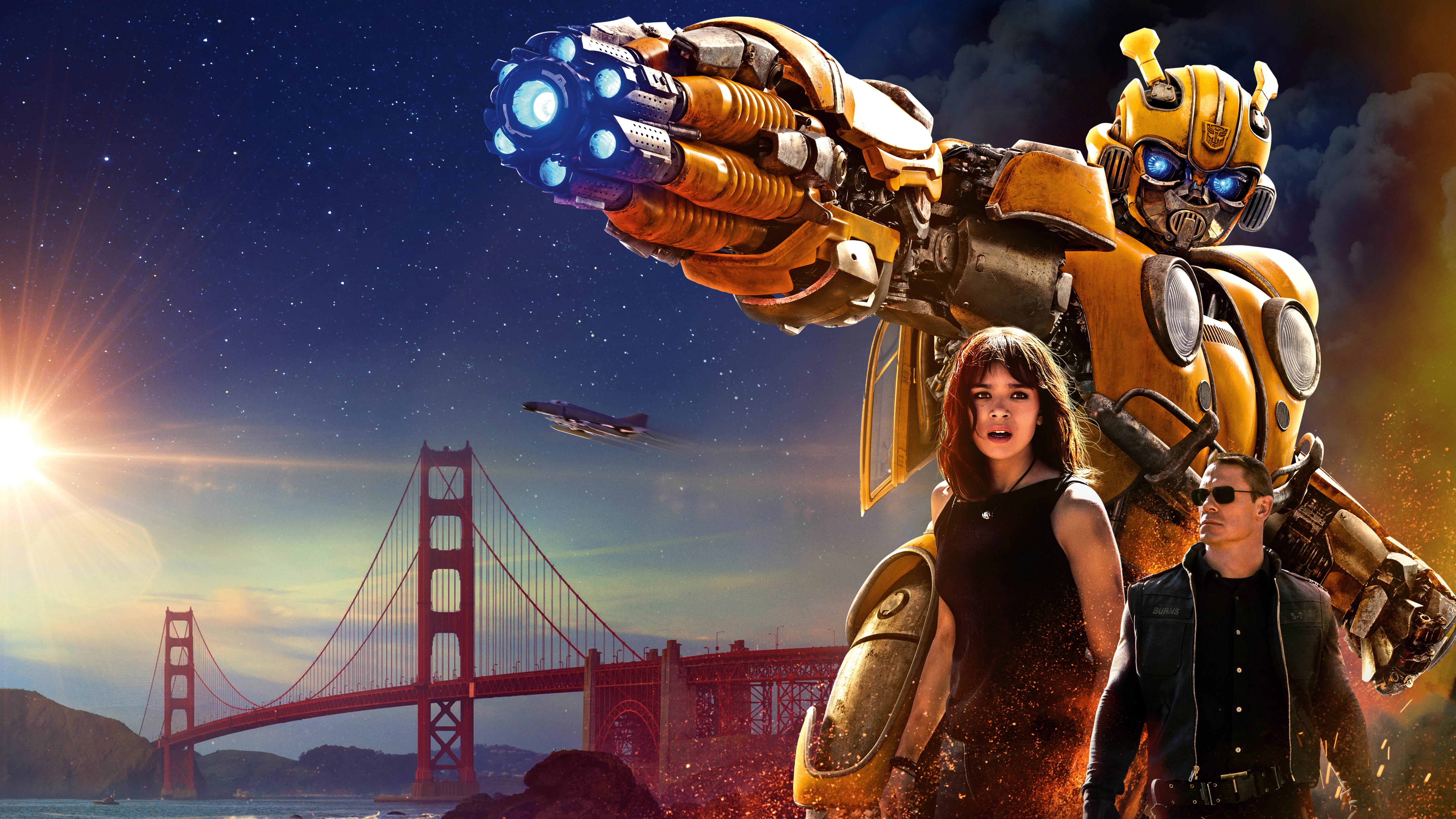 Wallpaper Robot, Bumblebee, Transformers, Poster Bumblebee Movie, Charlie Watson, Background Free Image