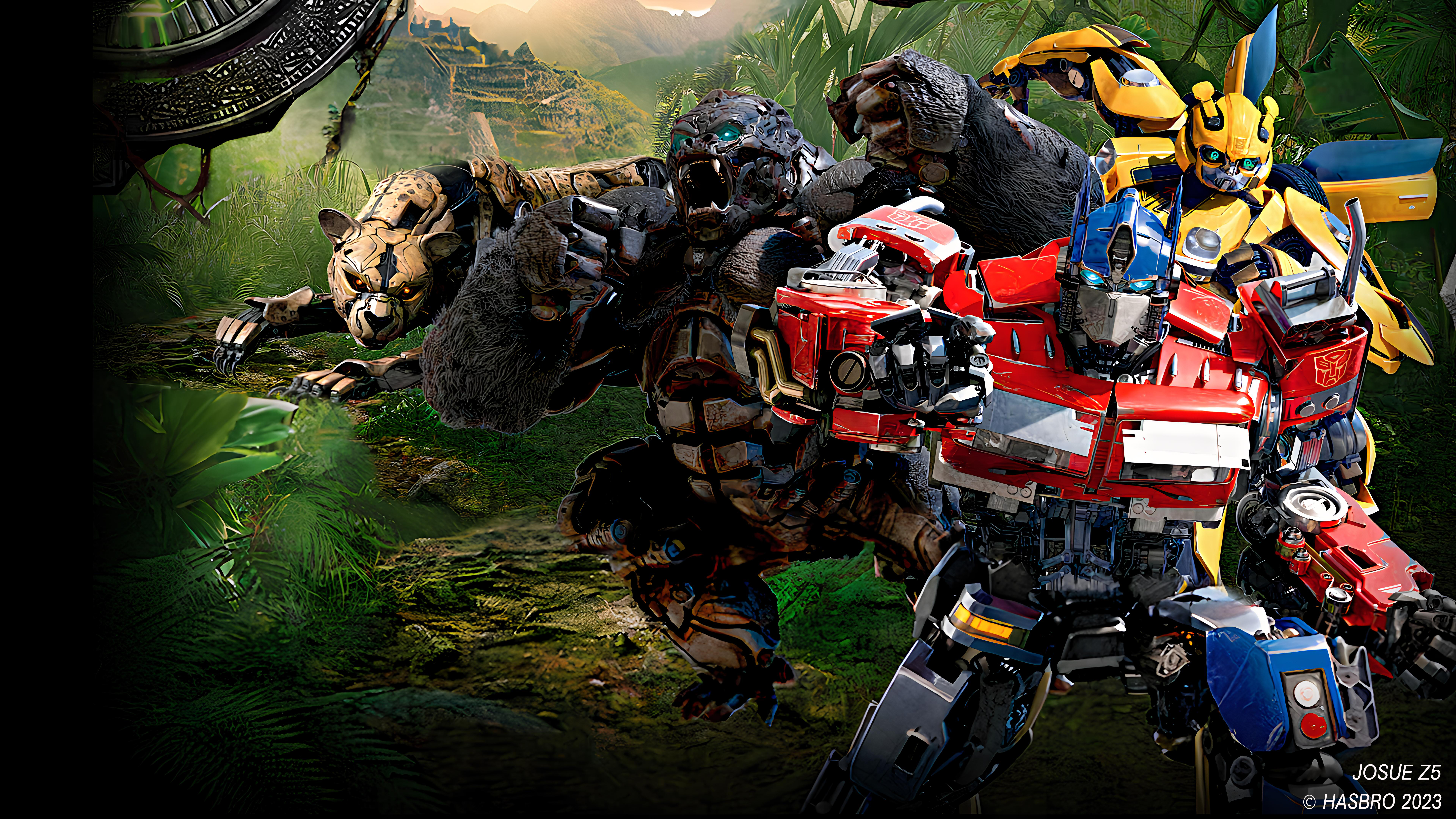 Transformers Rise Of The Beasts Wallpaper 2023 Jungle
