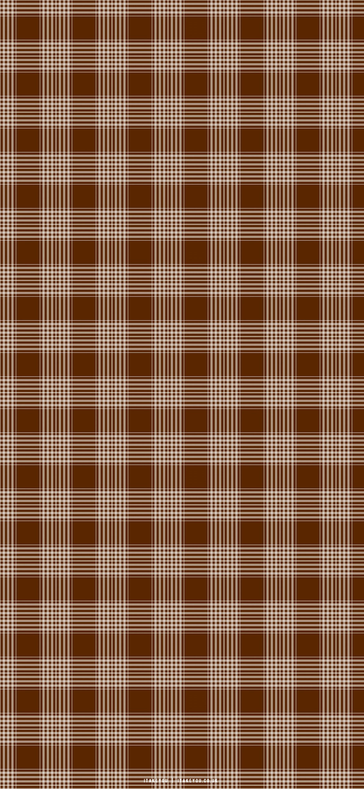 Minimalist Brown Wallpaper iPhone Ideas for iPhone, Brown Plaid I Take You. Wedding Readings. Wedding Ideas