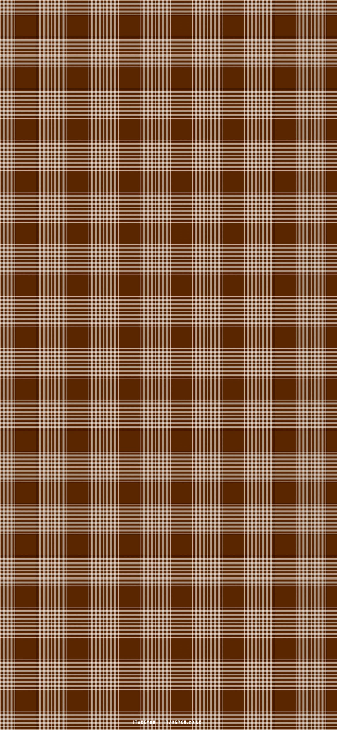 Minimalist Brown Wallpaper iPhone Ideas for iPhone, Brown Plaid I Take You. Wedding Readings. Wedding Ideas