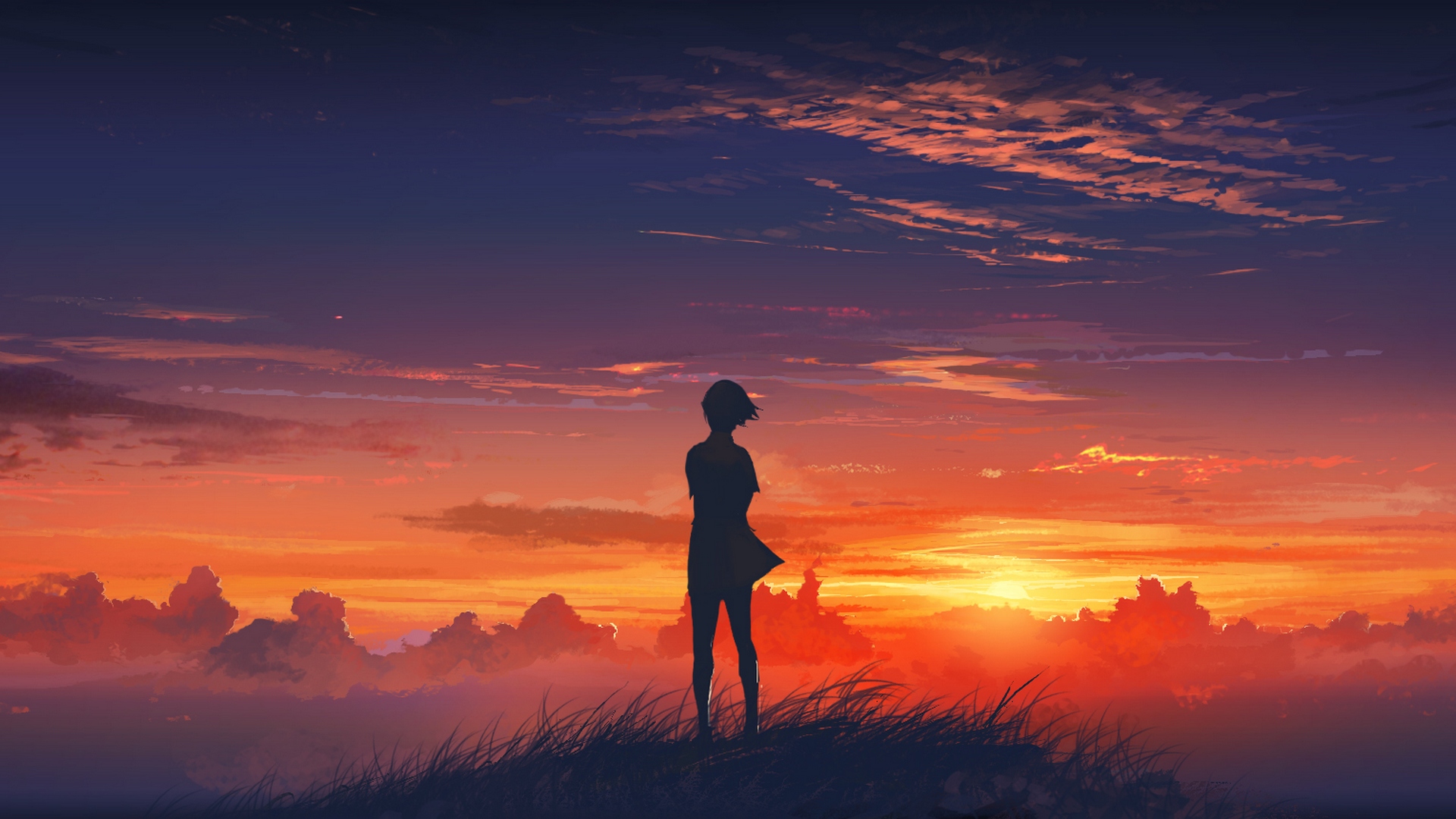 Free download Sunset View Anime HD wallpaper [1920x1080] for your Desktop, Mobile & Tablet. Explore View Anime Wallpaper. Ocean View Wallpaper, Ocean View Wallpaper, Earth View Wallpaper
