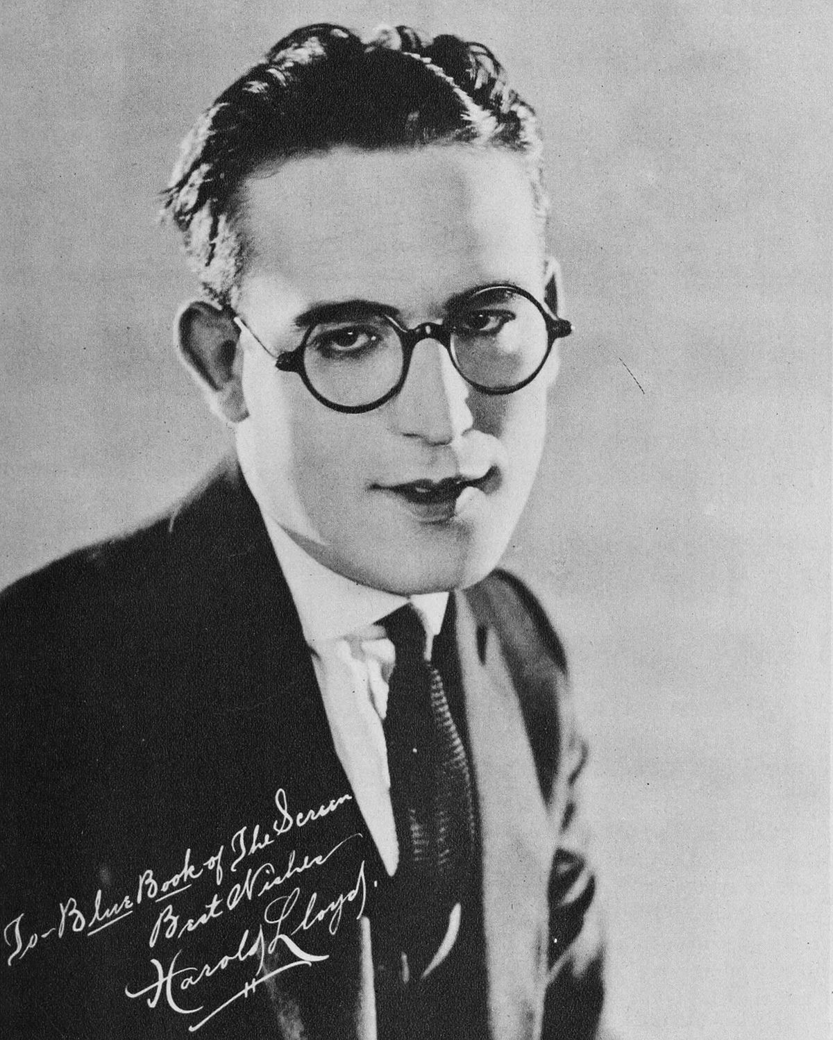 Harold Lloyd in The Blue Book of the