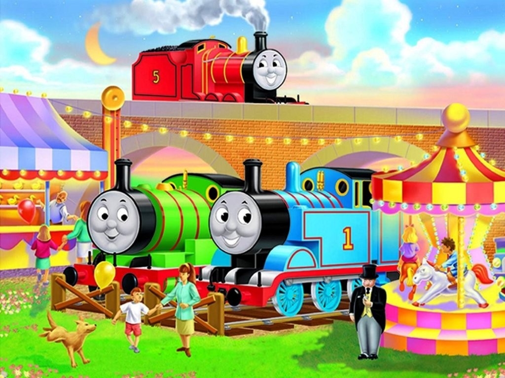 Free download Thomas the Train Wallpaper [1024x768] for your Desktop, Mobile & Tablet. Explore Thomas The Train Wallpaper. Train Background, Train Wallpaper, HD Train Wallpaper