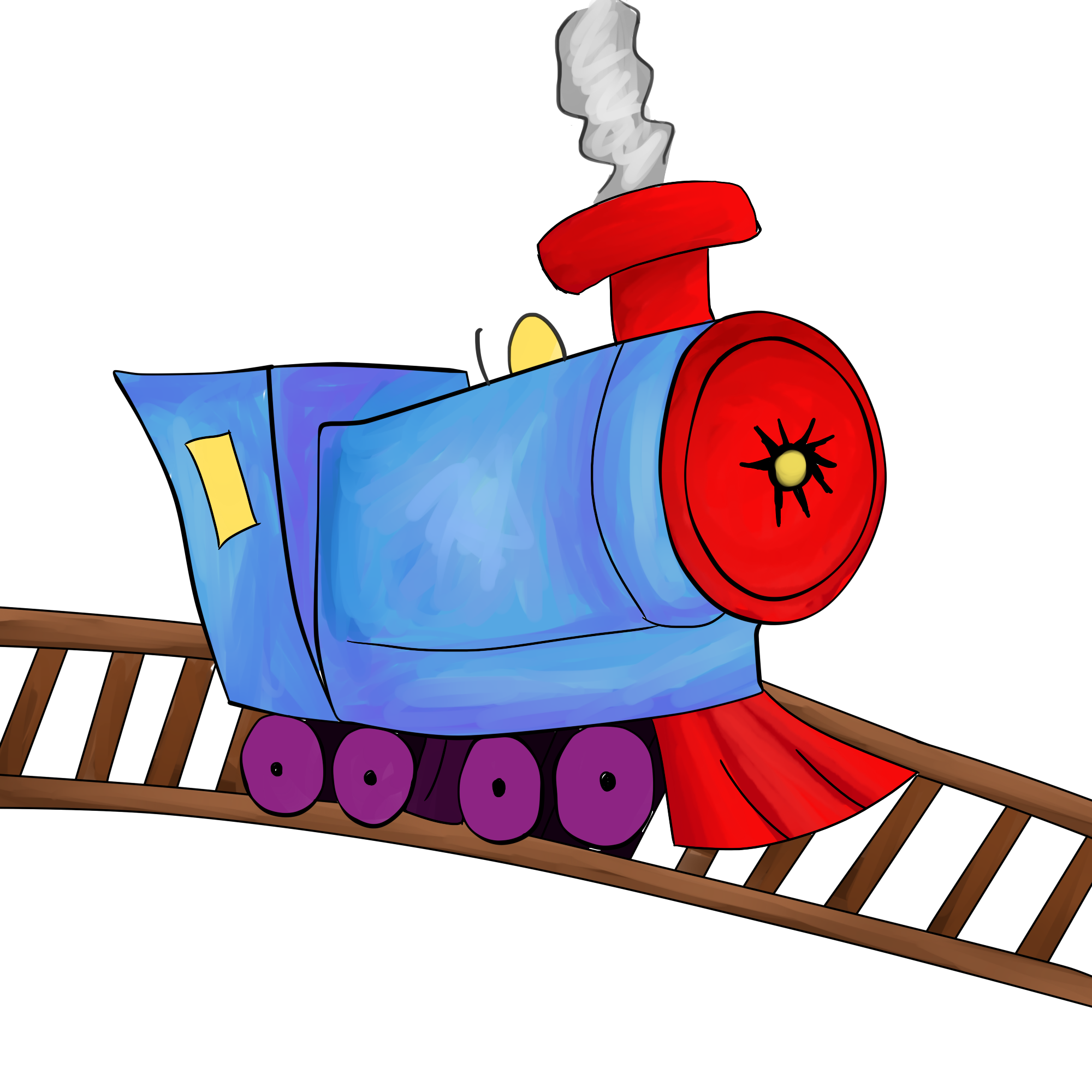 Cartoons Train Wallpaper