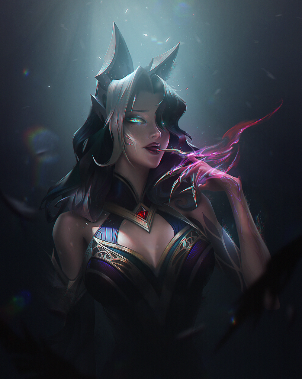 Coven Ahri Fan art, Chace宸宸. Ahri league, Champions league of legends, League of legends characters