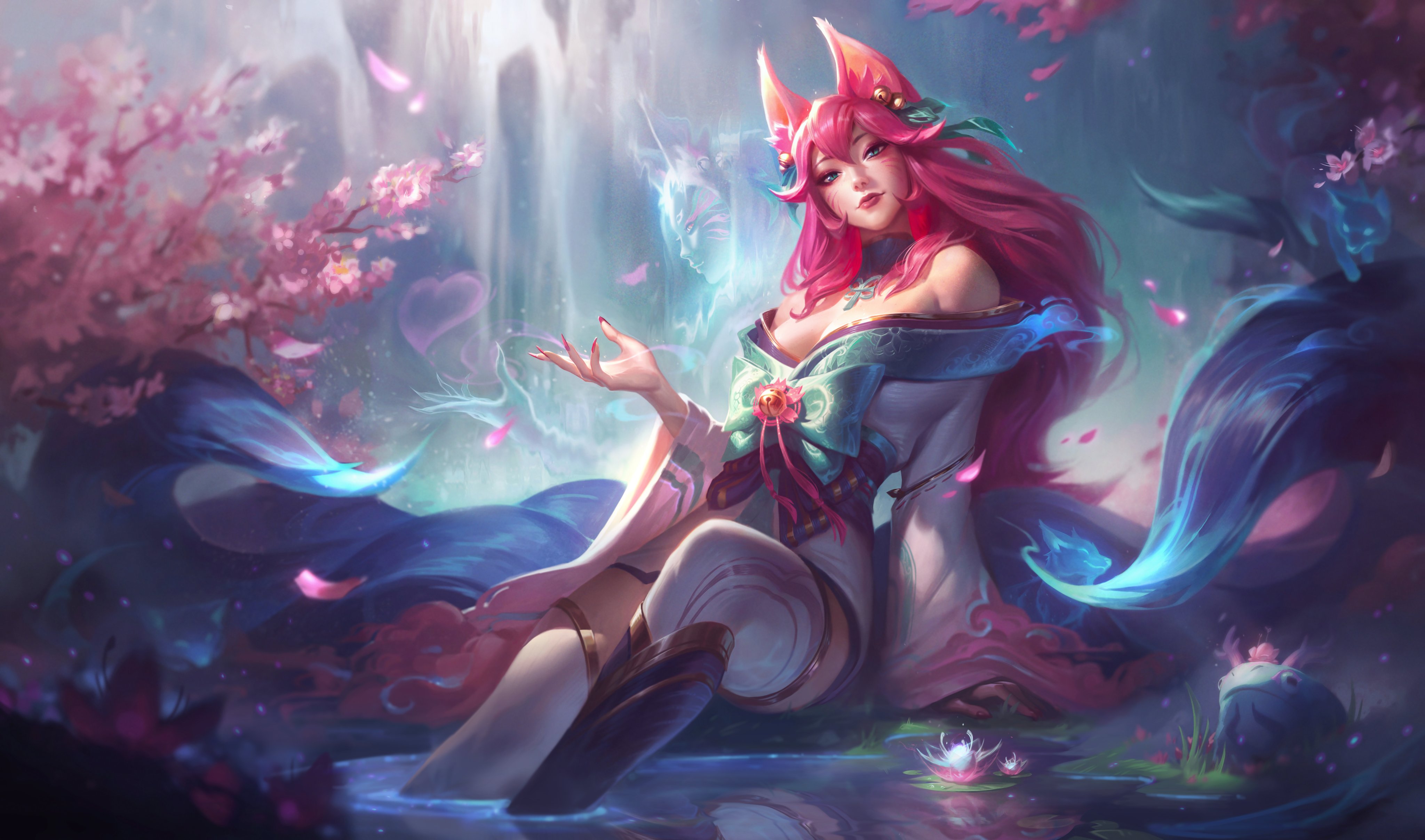 4K Ahri (League Of Legends) Wallpaper and Background Image