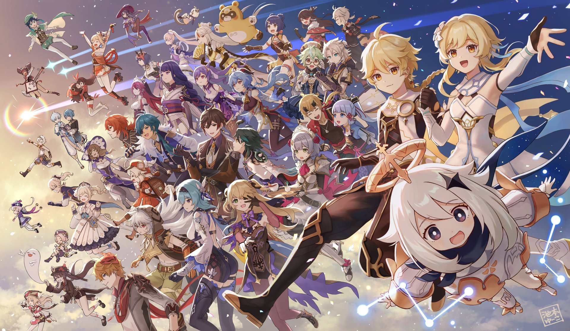 Genshin Impact Characters Wallpaper Free Genshin Impact Characters Background