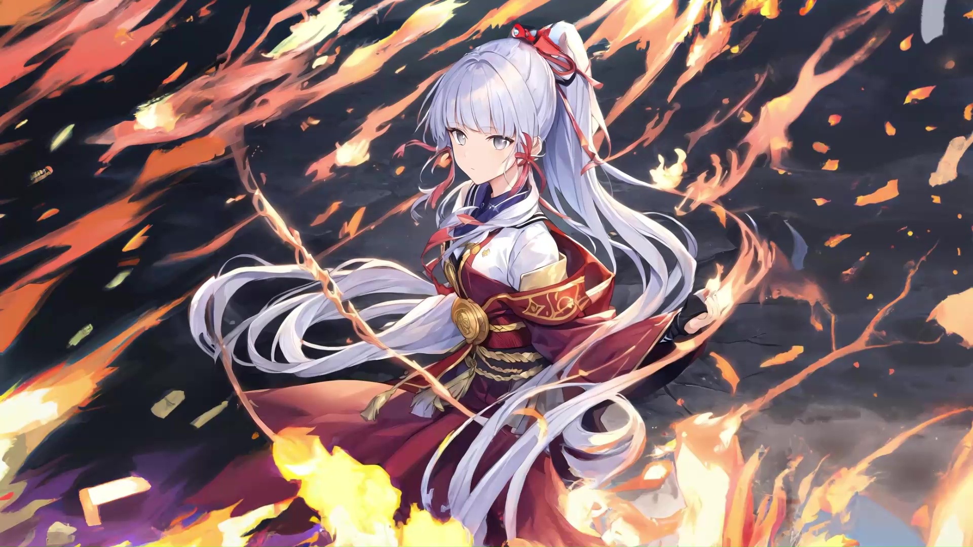 Kamisato Ayaka Live Wallpaper, Animated Wallpaper