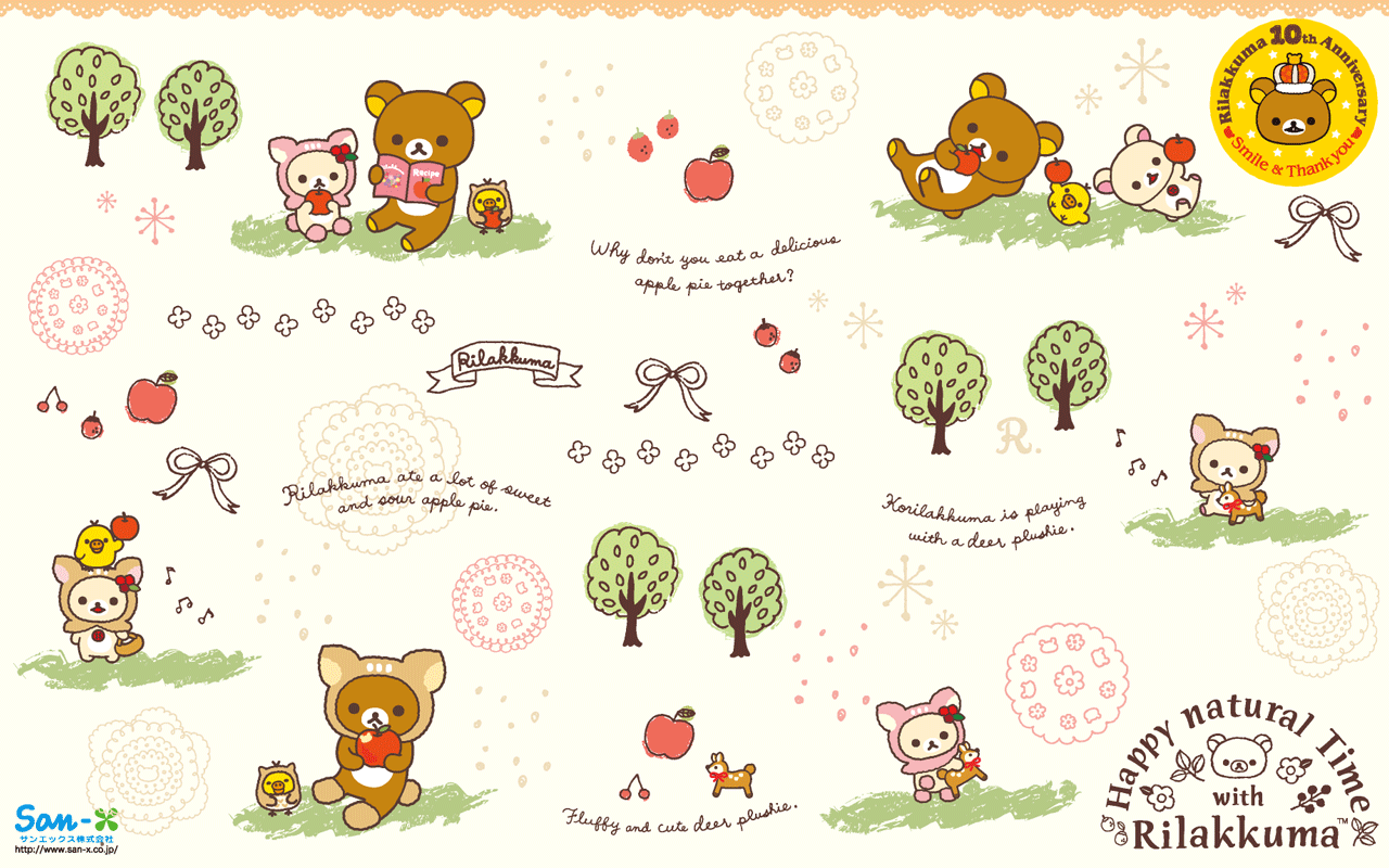 Rilakkuma Sweets Wallpaper
