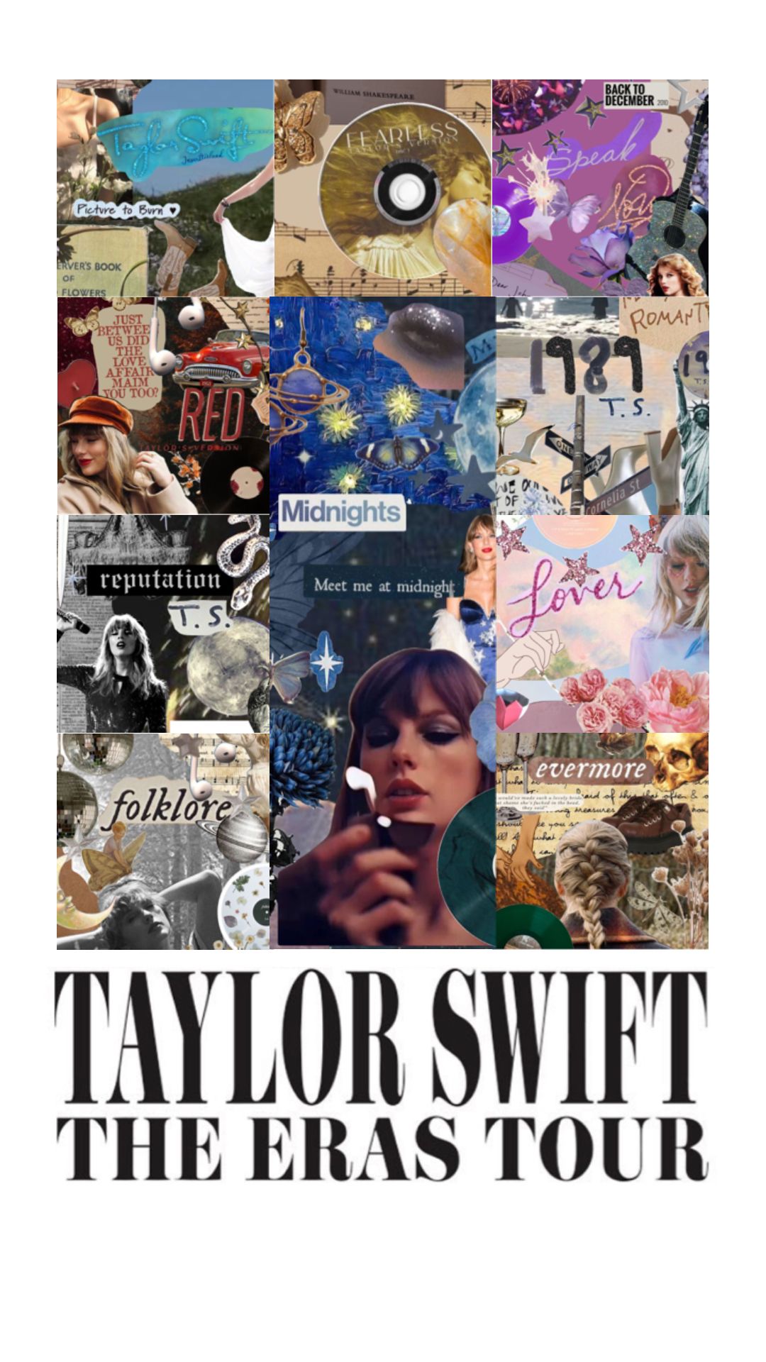 taylor swift eras tour poster (maila's version). Taylor's, Concierto, Insta